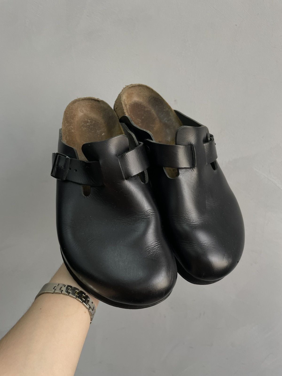 Birkenstock Leather hype Birkenstock Germany boston slipons slippers Size US 11 / EU 44 - 2 Thumbnail