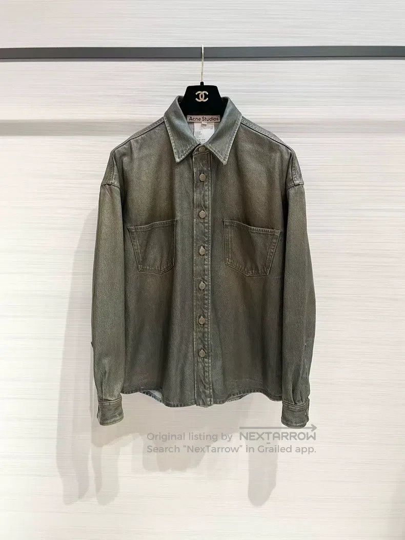 Acne Studios Acne Studios Coated Shirt Jacket, Men's Size US XS / EU 42 / 0 - 1 Thumbnail