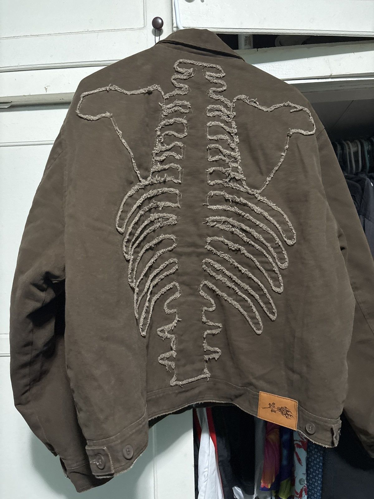 Civil Regime I Have A Dark Secret Work Jacket In Brown Size US XXL / EU 58 / 5 - 2 Thumbnail