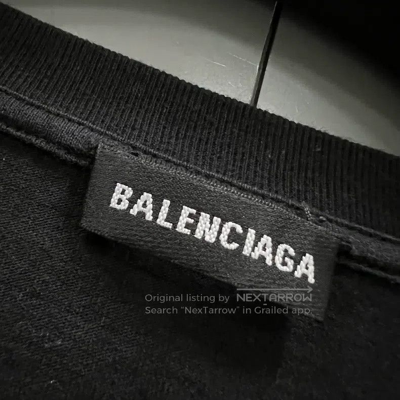 Balenciaga Balenciaga Cartoon Earth Printed Short Sleeve Size US XXL / EU 58 / 5 - 4 Thumbnail
