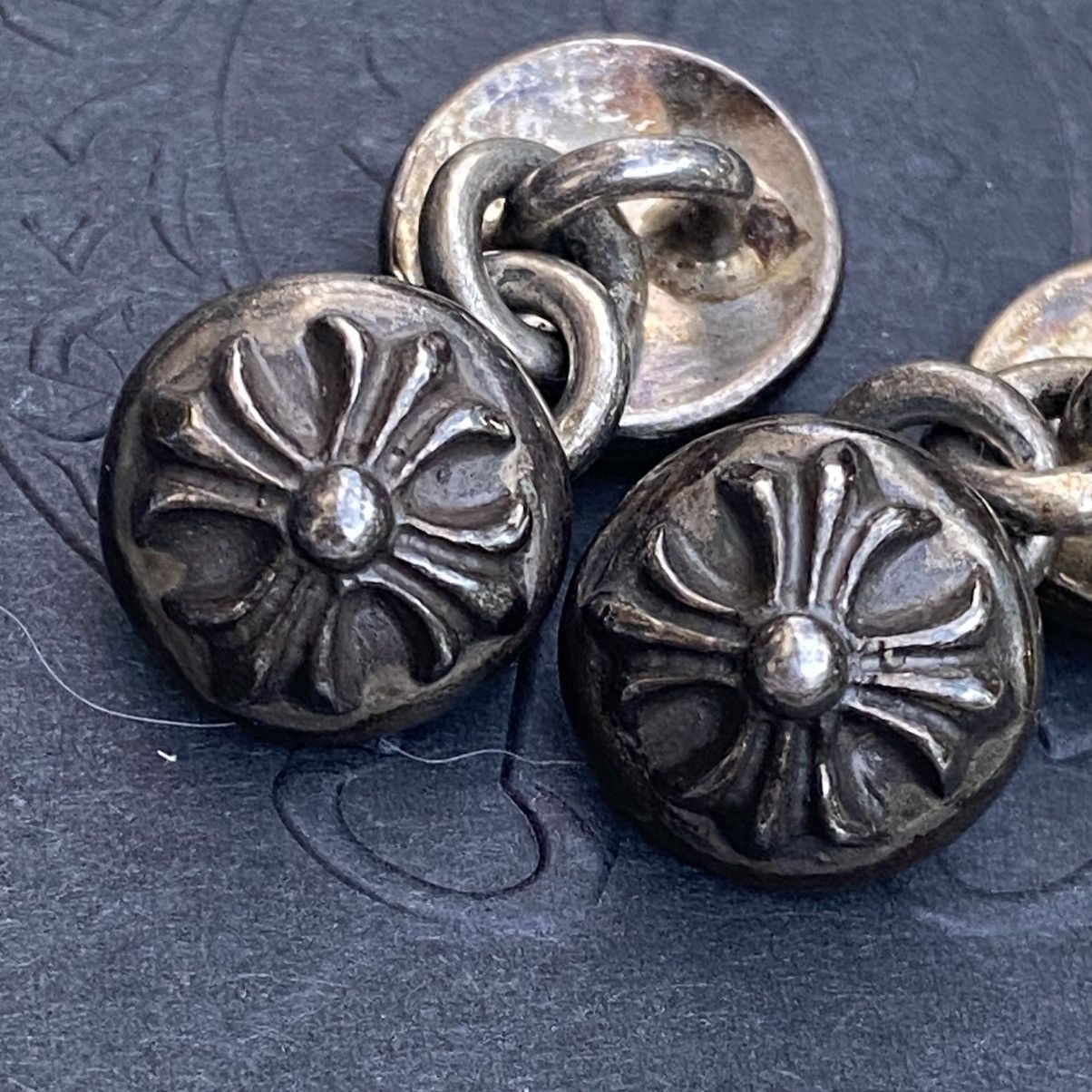 Chrome Hearts Chrome Hearts Cross Ball Horse Shoe Logo Cufflinks Size ONE SIZE - 5 Thumbnail