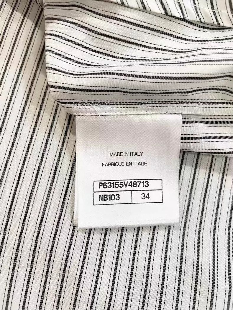 Chanel Chanel Striped diamond-button sleeveless shirt Size XXS / US 00 / IT 34 - 6 Thumbnail