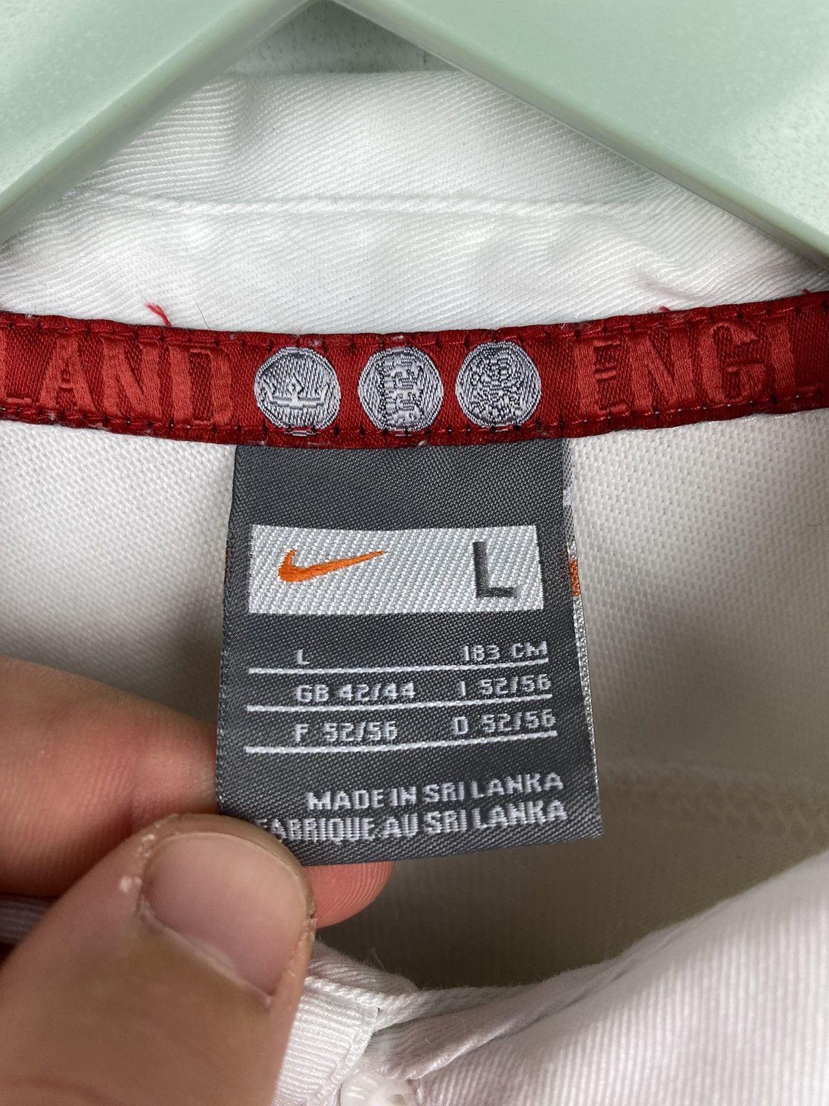 Nike Vintage Y2K Nike O2 England Rugby Long Sleeve Shirt France Size US L / EU 52-54 / 3 - 18 Thumbnail