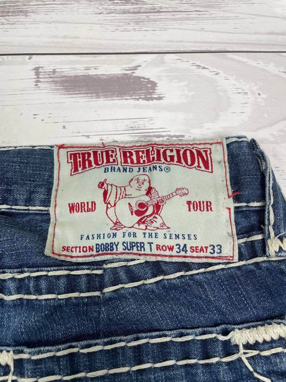 True Religion TRUE RELIGION Jack Natural Super Straight Jeans Navy Size US 34 / EU 50 - 11 Thumbnail