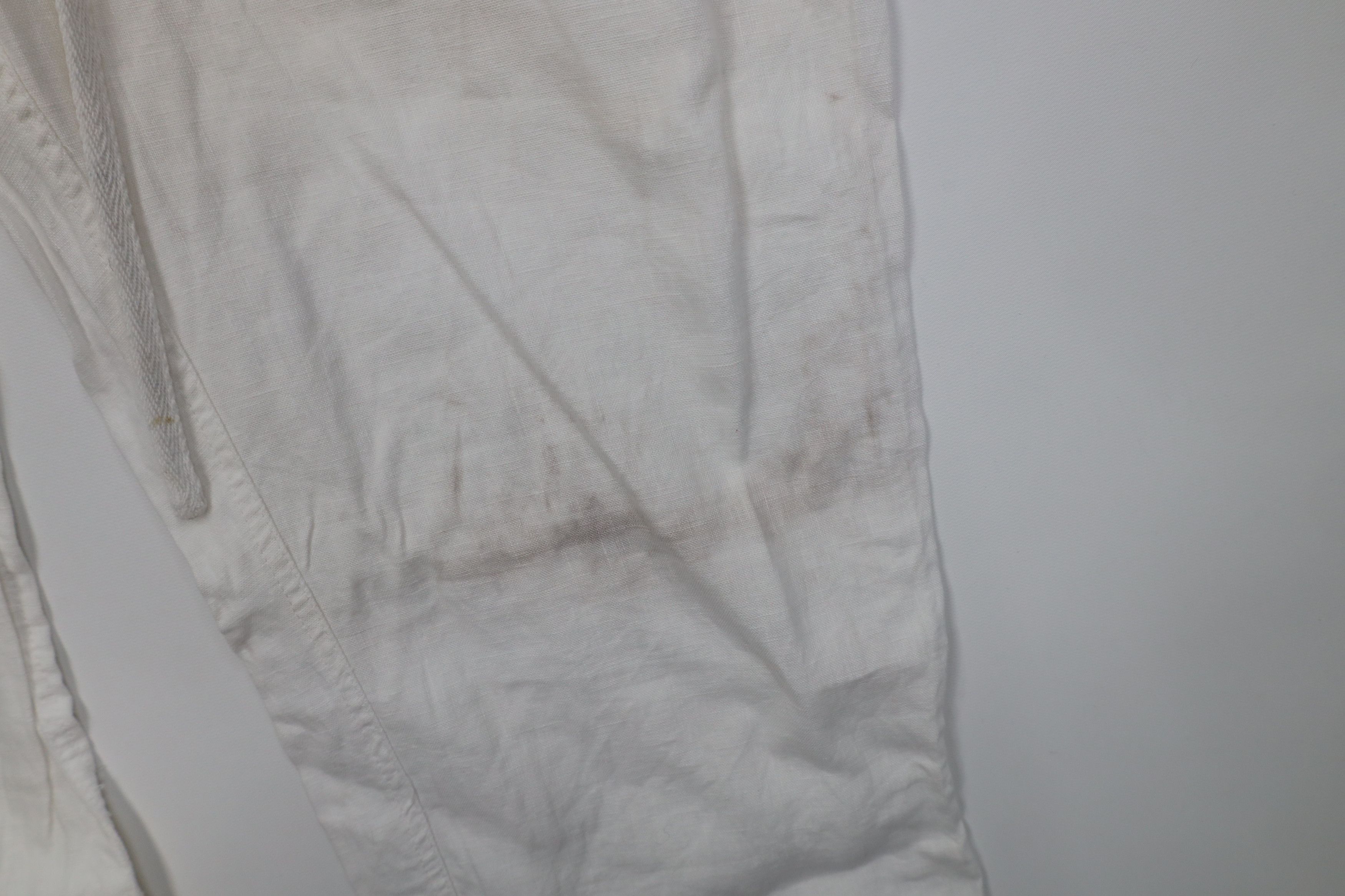 Vintage Vintage 90s Streetwear Sheer Linen Wide Leg Harem Pants Size US 34 / EU 50 - 5 Thumbnail