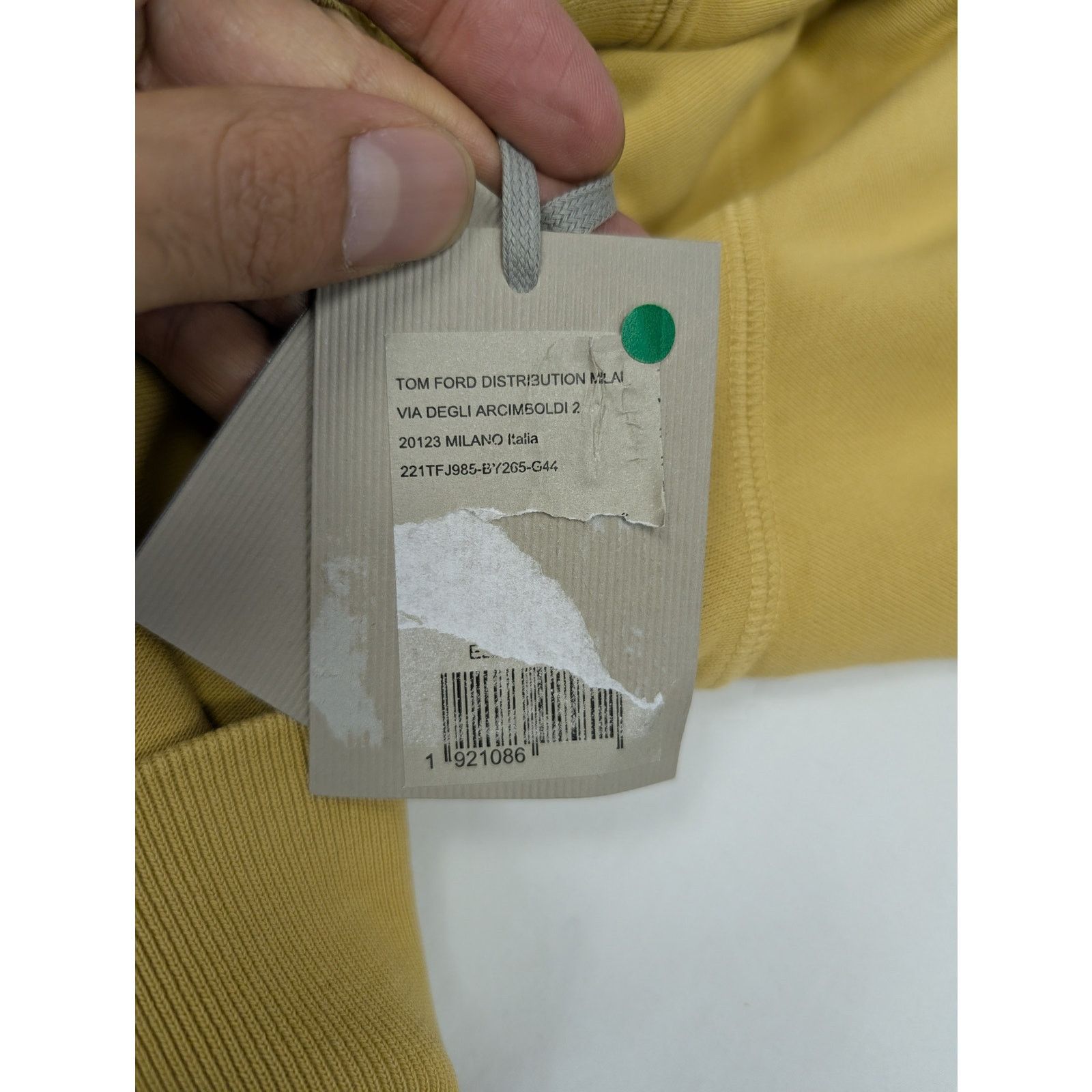 Tom Ford o1rshd1 Crewneck Sweater in Mustard Yellow Size US XL / EU 56 / 4 - 19 Thumbnail