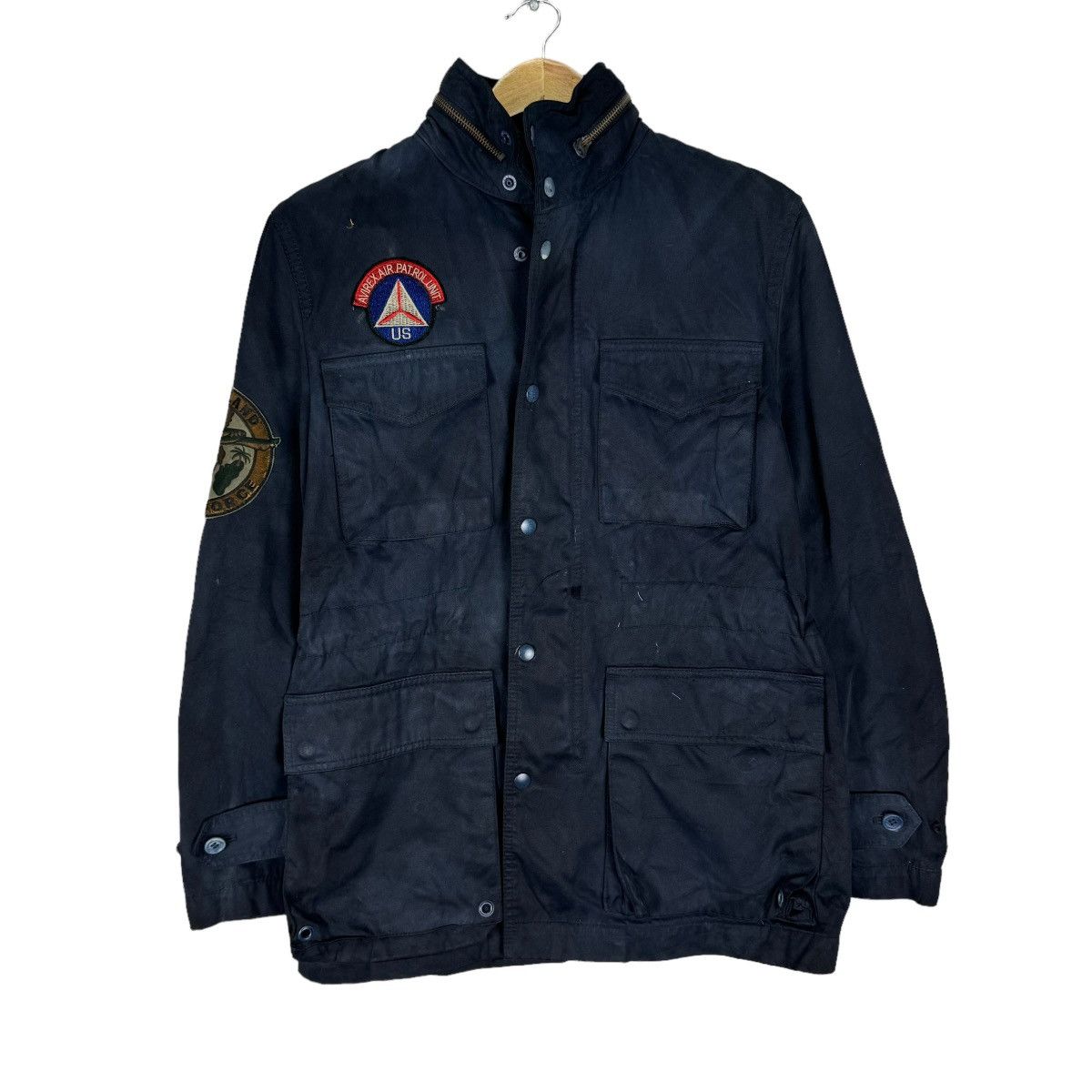 CDG by Comme des Garcons × Comme des Garcons × Comme des Garcons Homme 🔥CDGH FW2007 MILITARY TYPE M65 PATCH JACKET Size US S / EU 44-46 / 1 - 2 Thumbnail