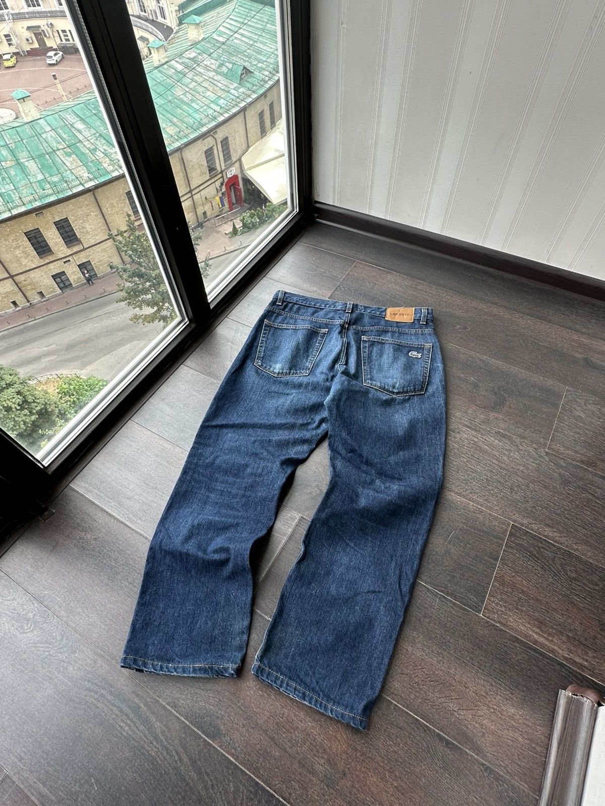 Lacoste Lacoste Vintage 90s Made in Italy Jeans Wide Size US 32 / EU 48 - 2 Thumbnail