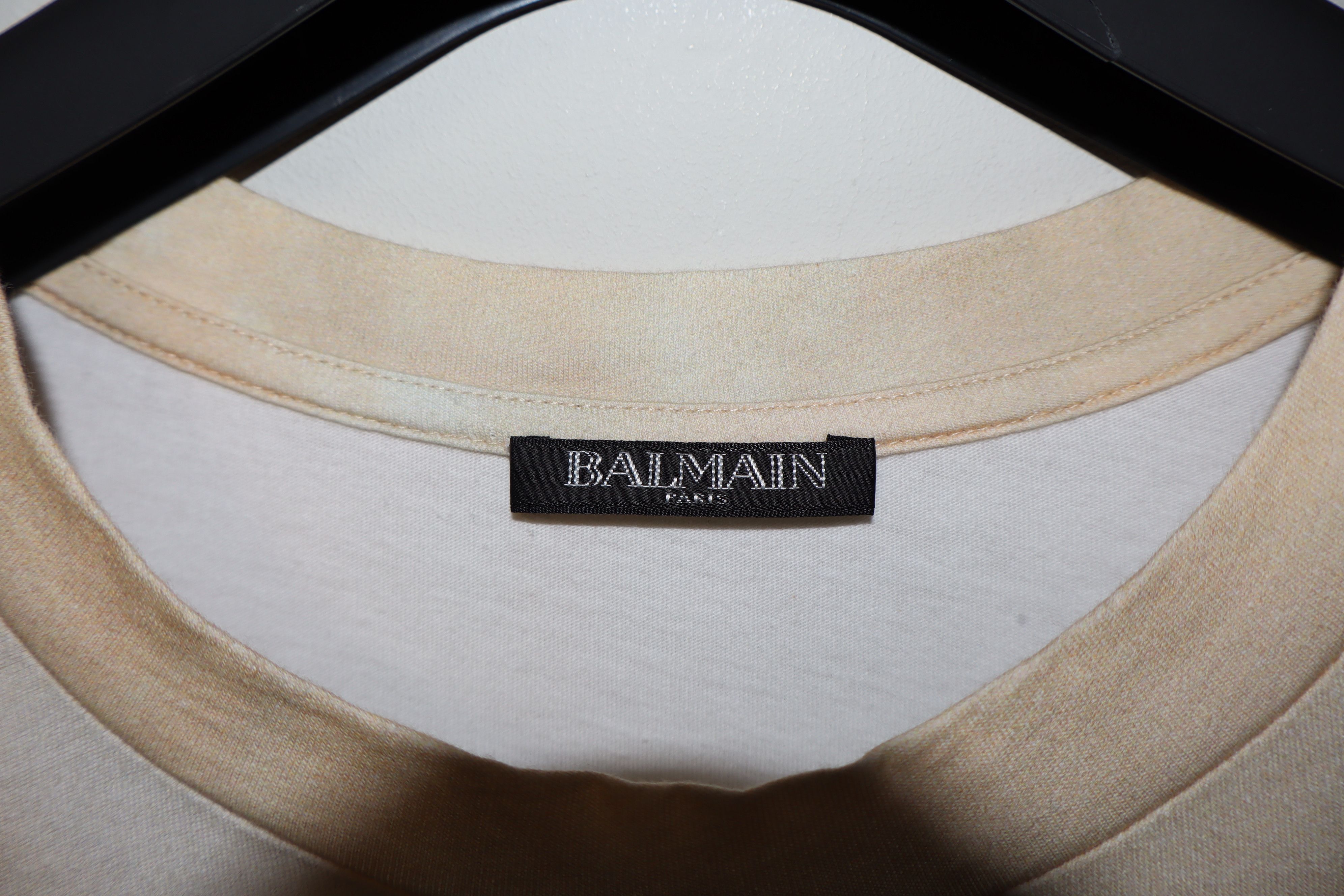 Balmain Inserts logo "PB" t-shirt Size US M / EU 48-50 / 2 - 3 Thumbnail