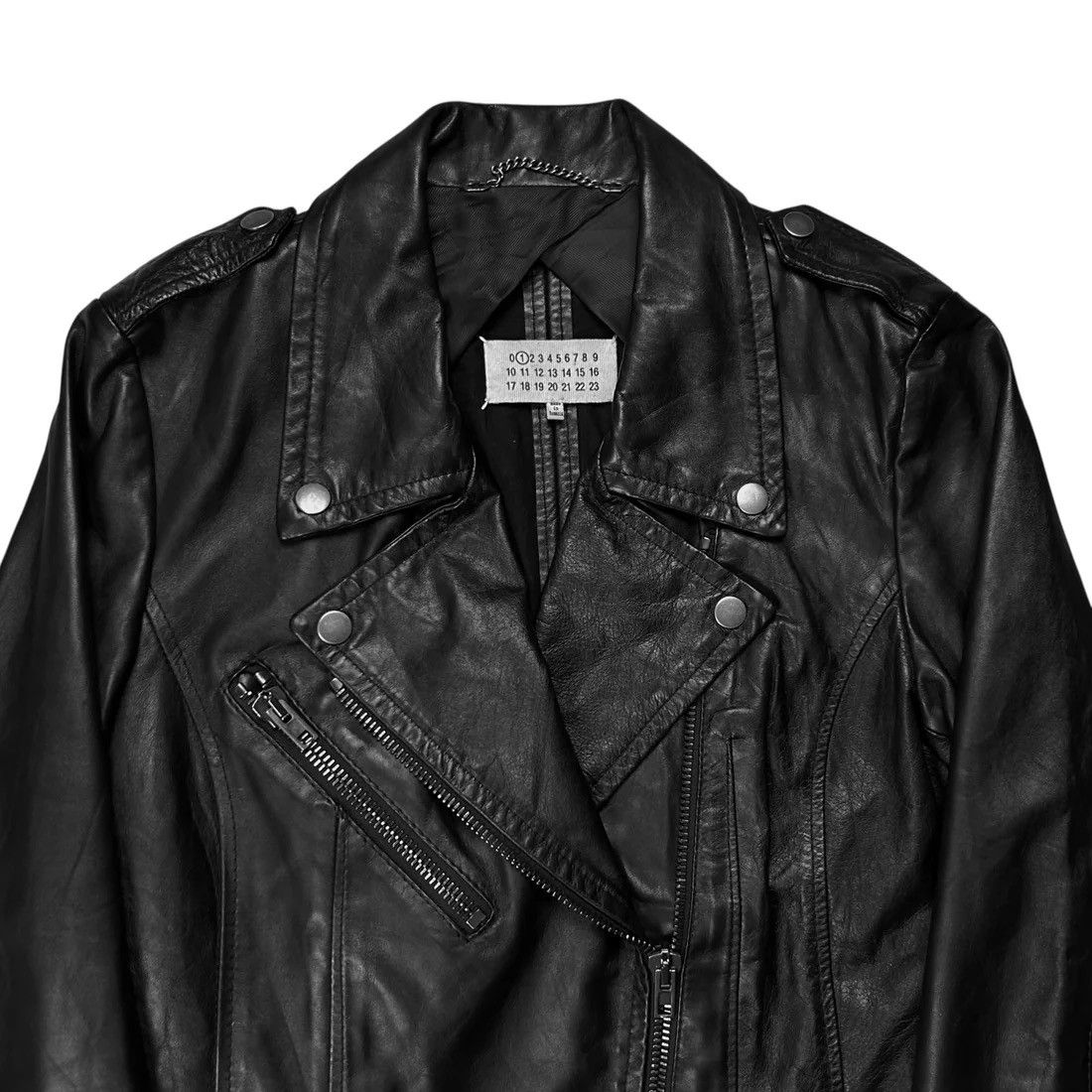 Maison Margiela Maison Martin Margiela Perfecto Veal Leather Jacket - AW13 Size US S / EU 44-46 / 1 - 5 Thumbnail