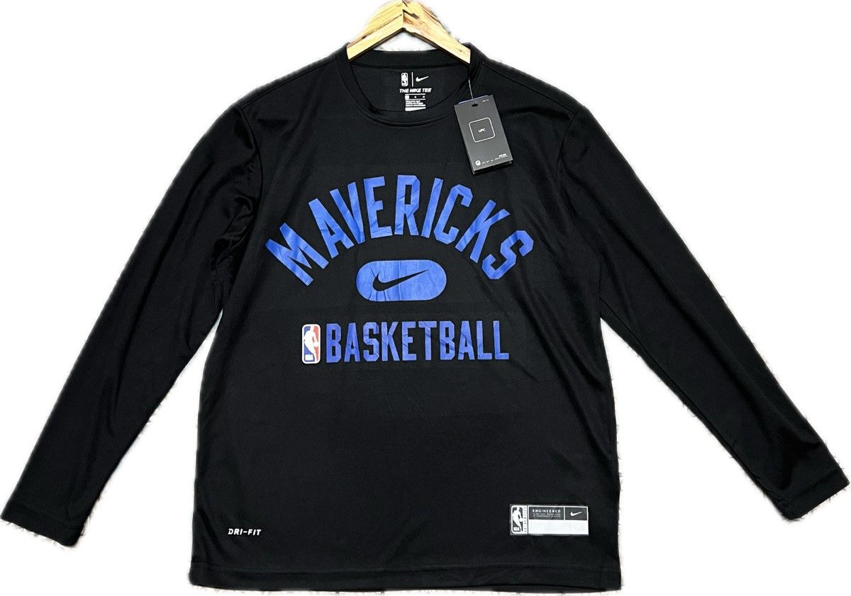 Nike Men's Nike Black Dallas Mavericks 2021/22 On-Court Practice Size US L / EU 52-54 / 3 - 1 Thumbnail