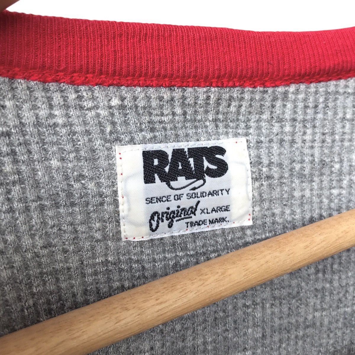 Japanese Brand Rats Tokyo Two Tone Raglan Warmer Tee Size US XL / EU 56 / 4 - 5 Thumbnail