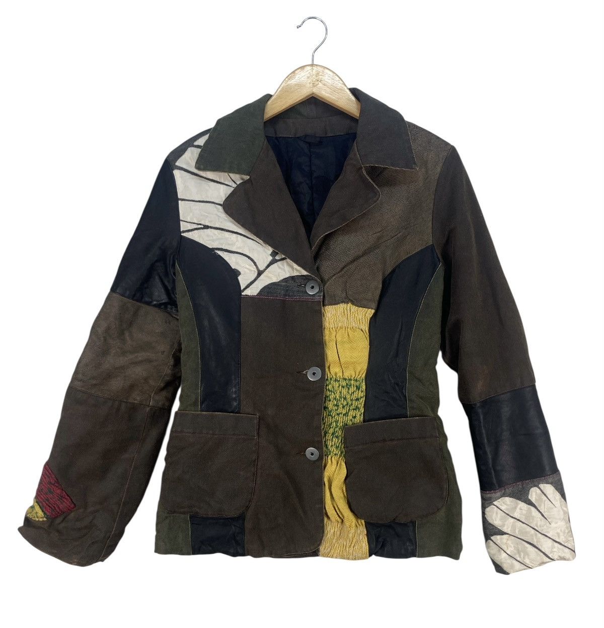 MR & MRS ITALY Marta Anzi Patchwork Jacket Size S / US 4 / IT 40 - 2 Thumbnail
