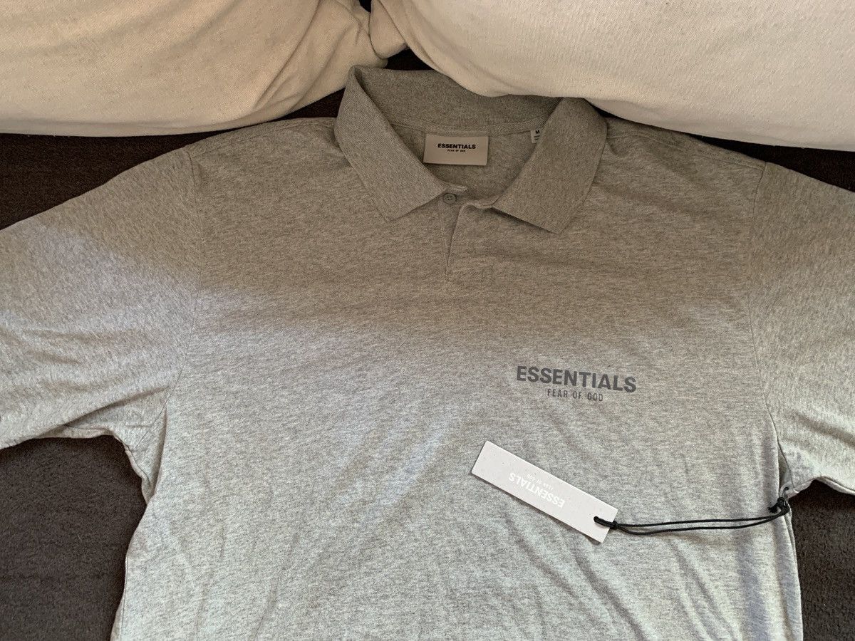 Essentials × Fear of God ESSENTIALS Fear of God Polo Shirt Size US XL / EU 56 / 4 - 4 Thumbnail