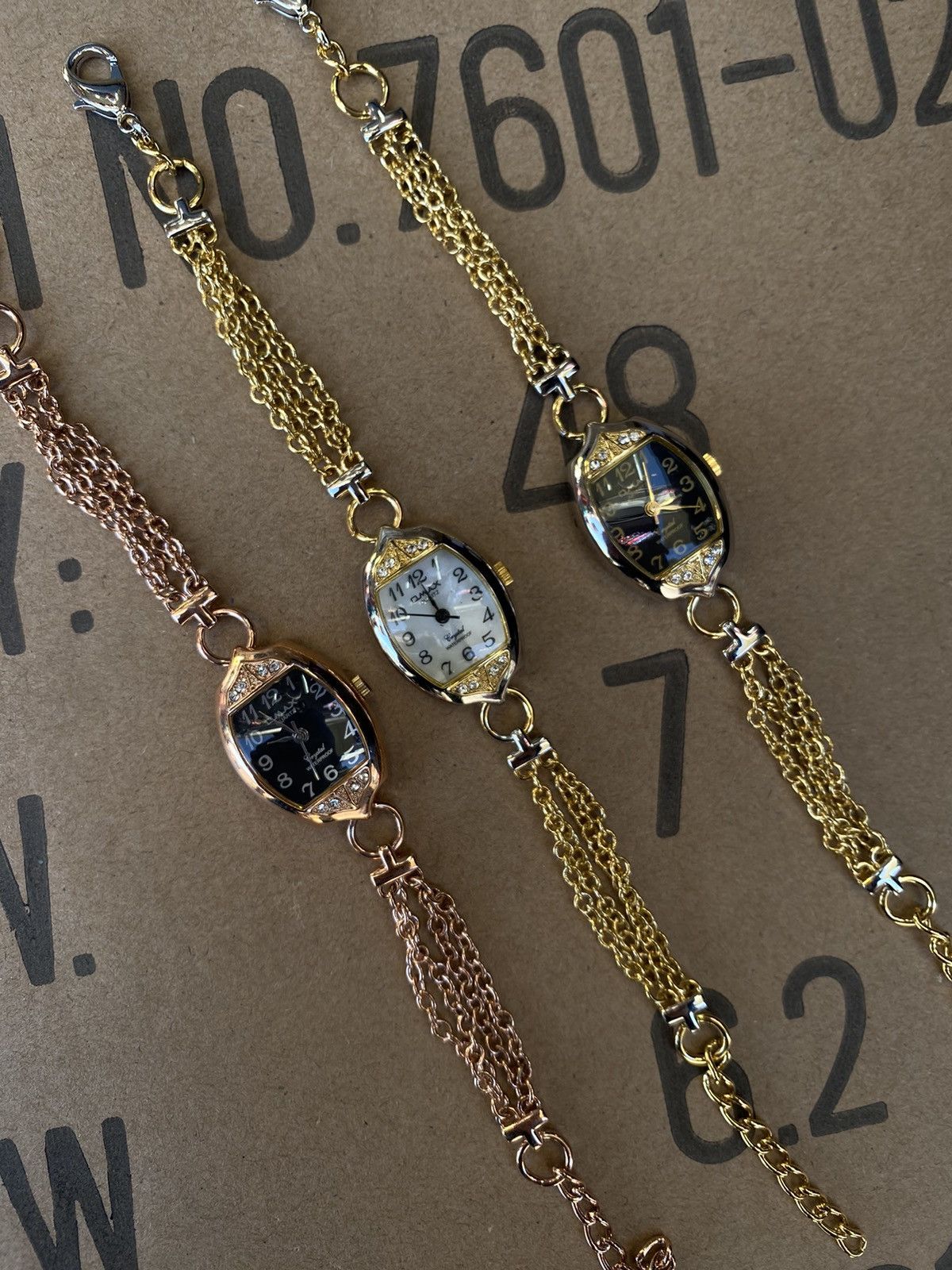 Jewelry × Vintage OMAX x3 Set - Timeless Steel Watches Size ONE SIZE - 2 Thumbnail