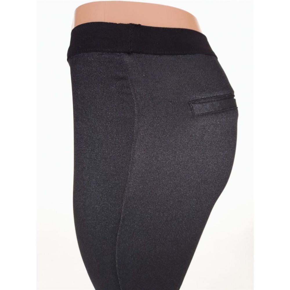 Zadig & Voltaire ZADIG & VOLTAIRE 34 US XS Pharly Shiny Leggings in Black Si Size 24" / US 00 / IT 34 - 6 Thumbnail