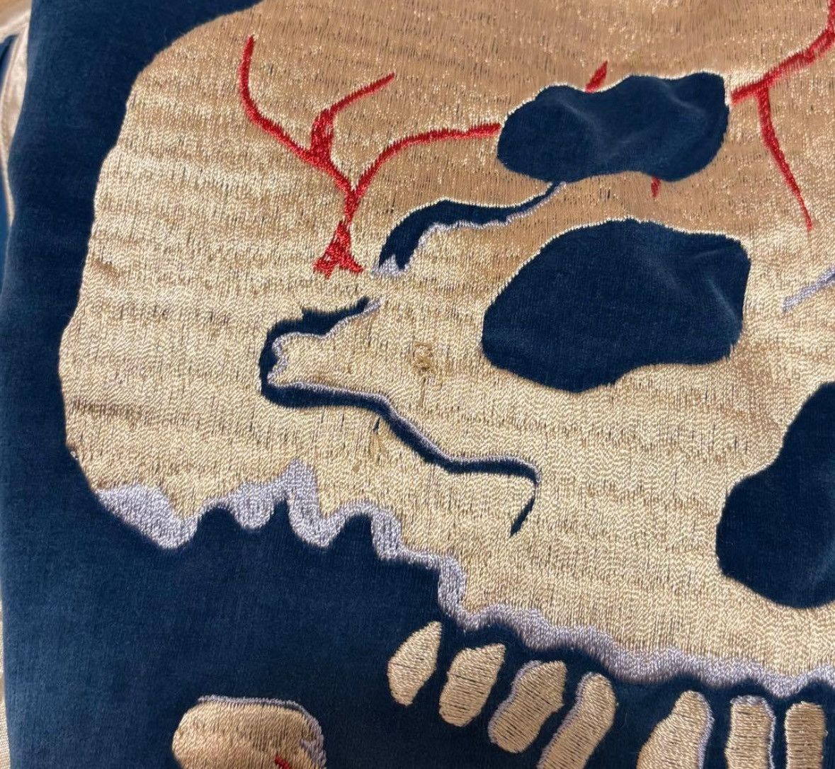 Kapital Pillow Skull Embroidery Bomber Jacket Size US L / EU 52-54 / 3 - 5 Thumbnail