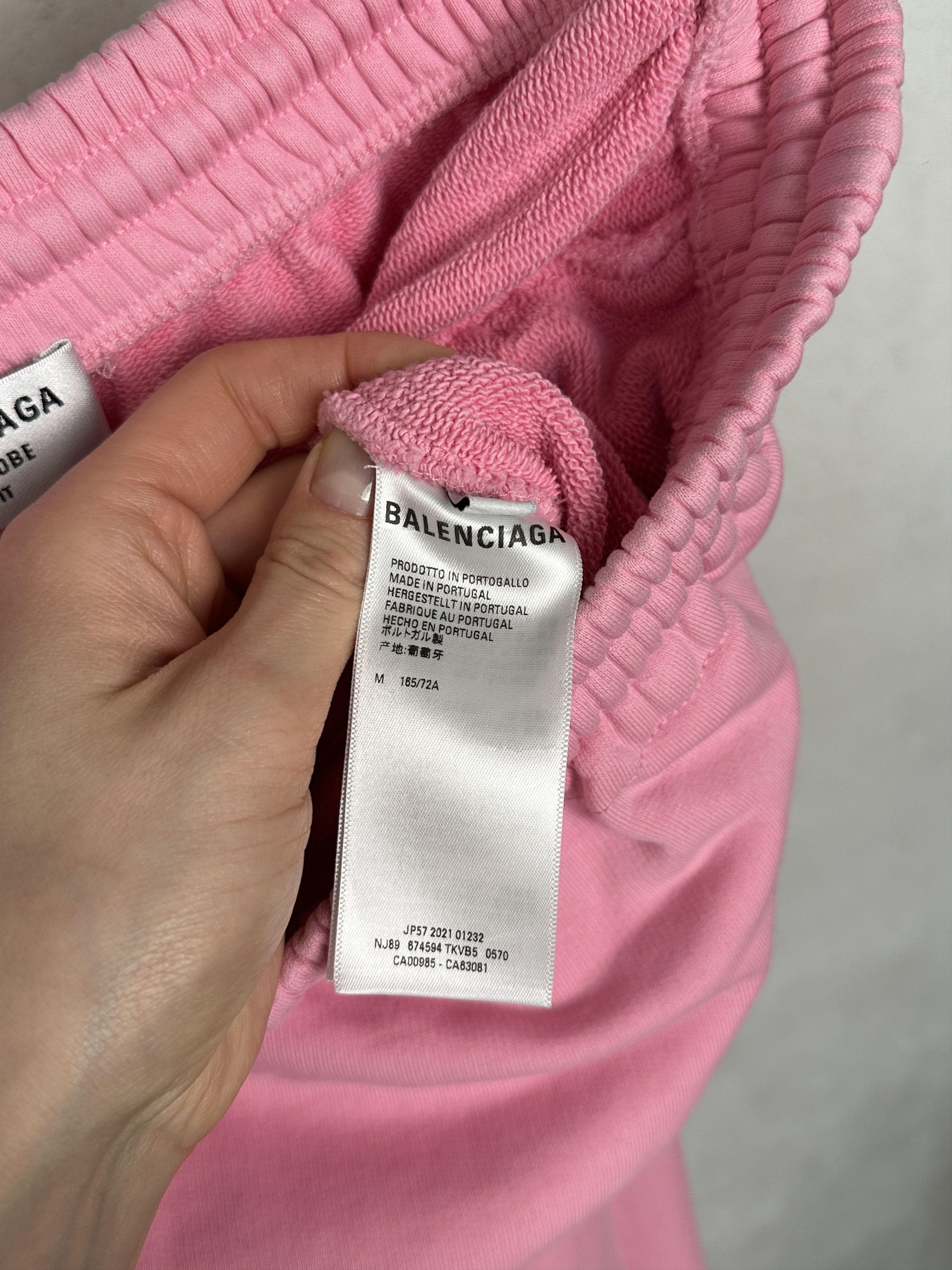 Balenciaga Balenciaga Pink BB Logo Sweatpants Size US 34 / EU 50 - 7 Thumbnail