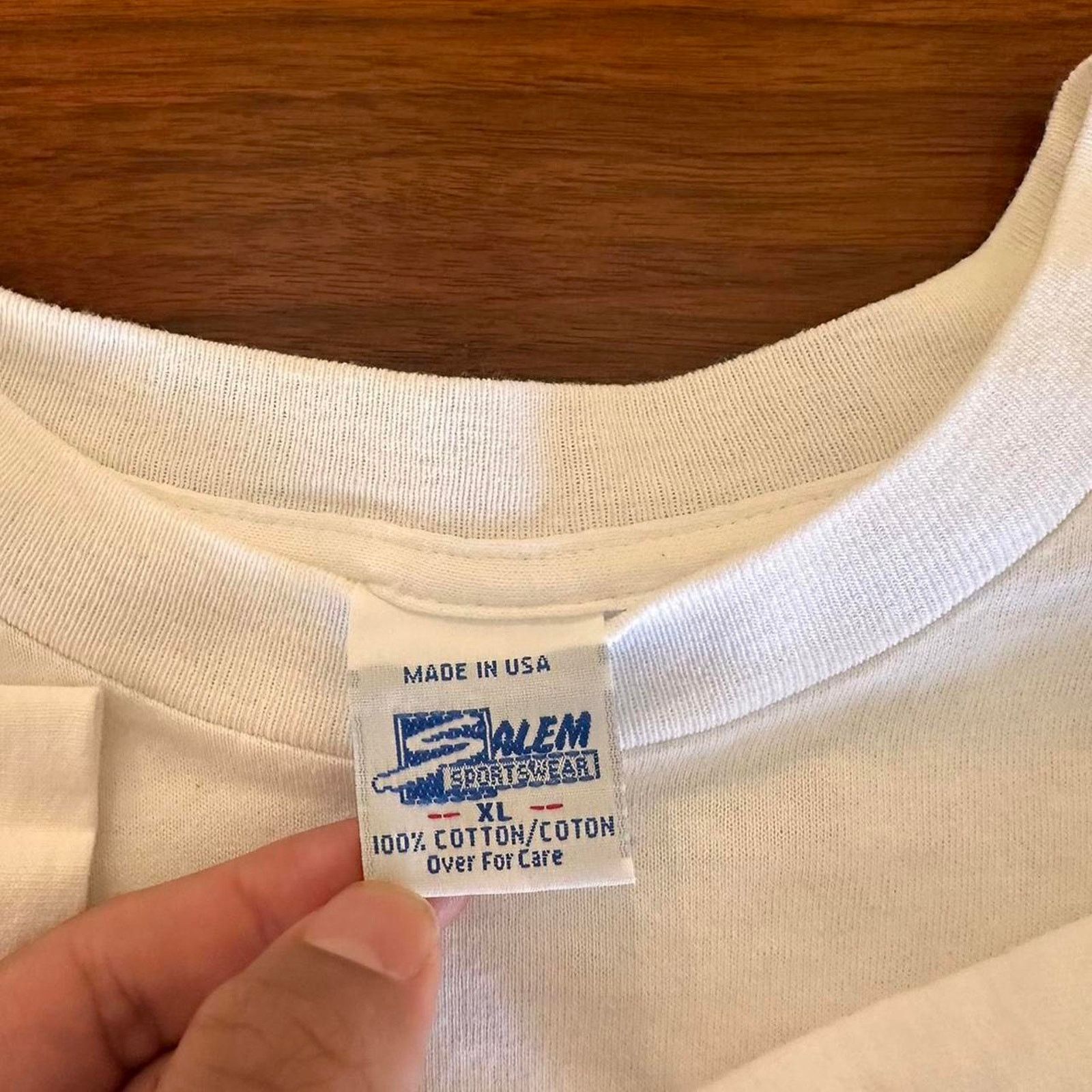 Salem Sportswear × Vintage Vintage 1993 Chicago Bulls Shirt Size US XL / EU 56 / 4 - 7 Thumbnail