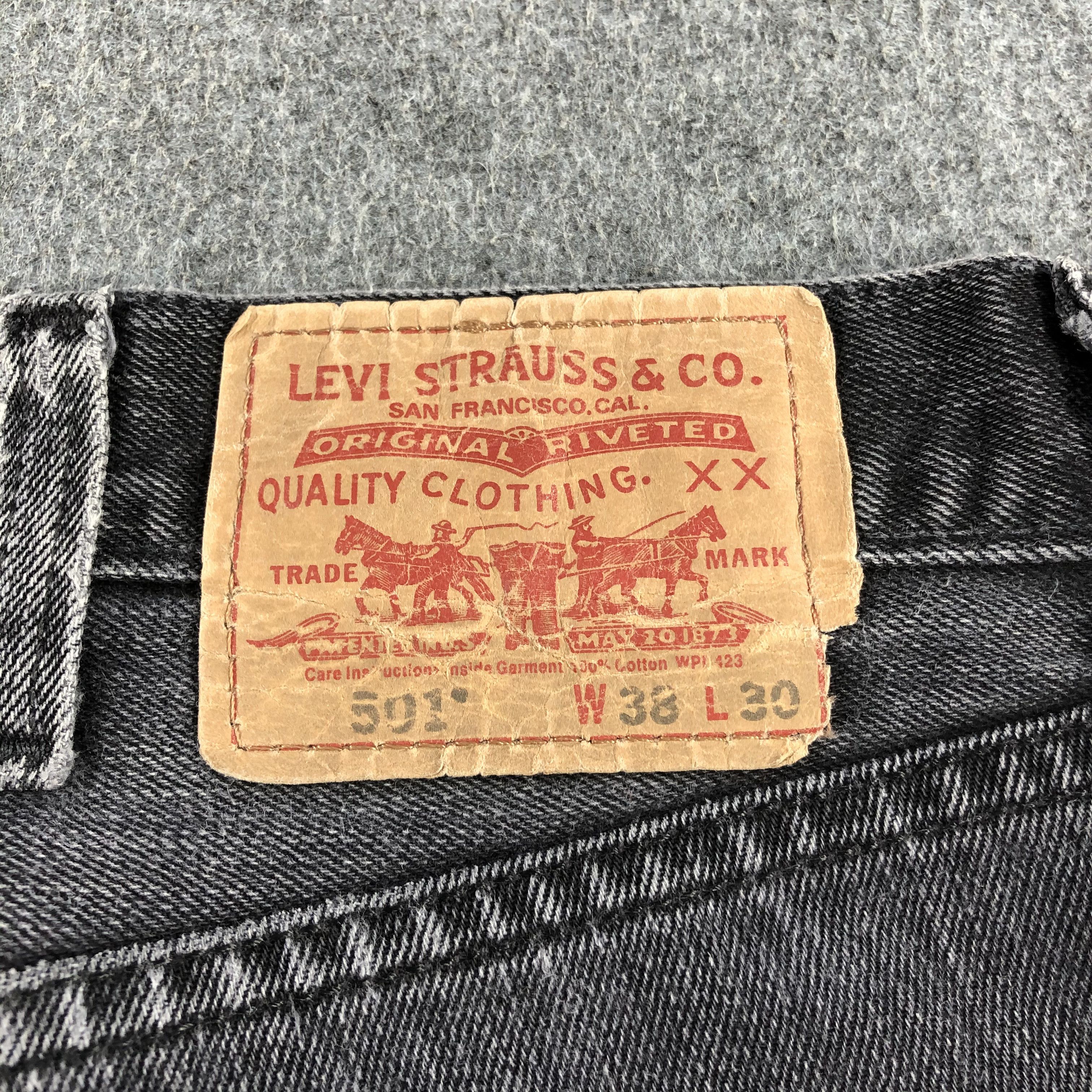 Levi's Vintage Levis 501 Earth Tone Jeans-J1618 Size US 38 / EU 54 - 5 Thumbnail