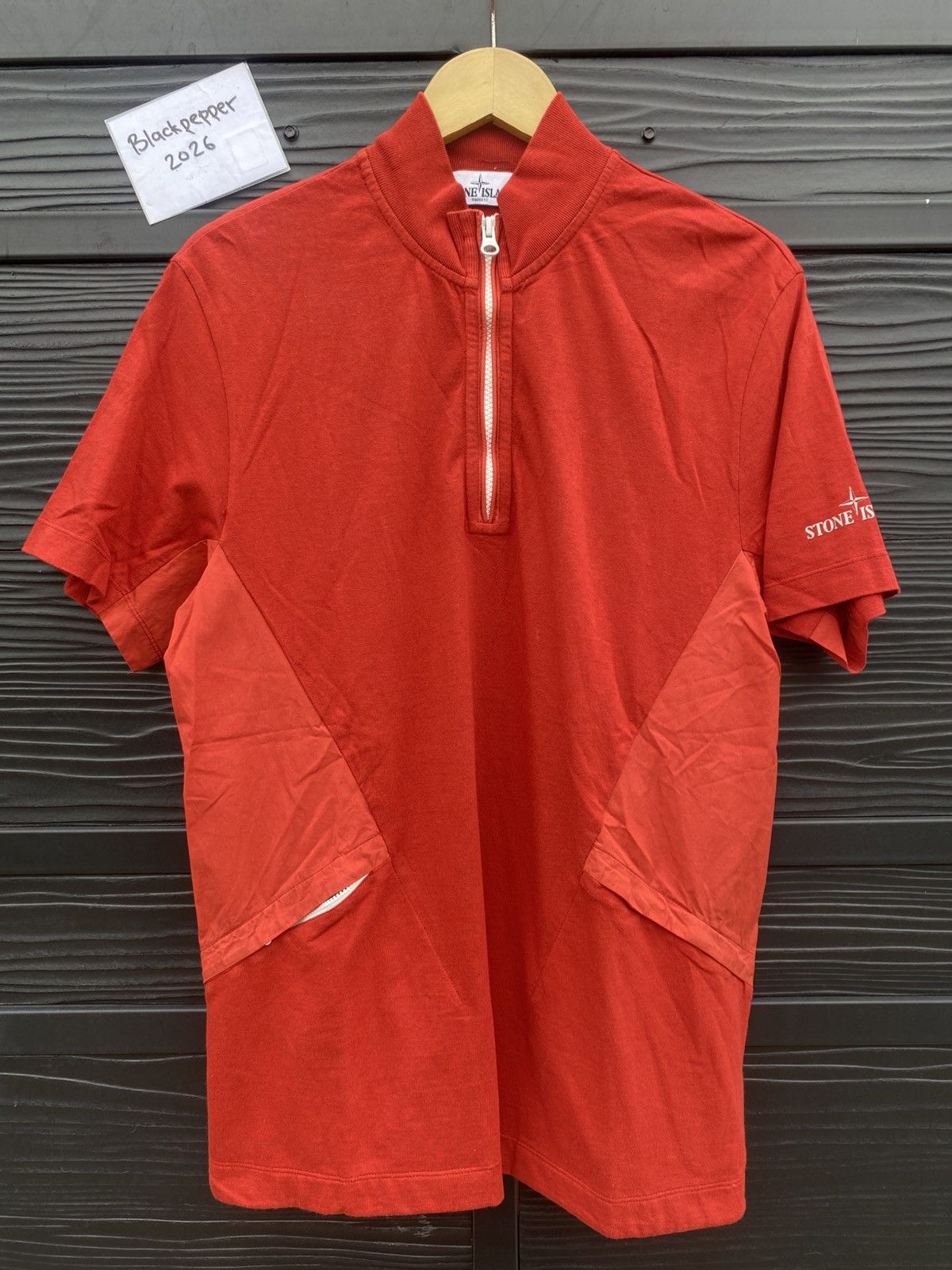 Stone Island Stone Island 2013 Double Pocket Half Zip Shirt Size US M / EU 48-50 / 2 - 1 Thumbnail