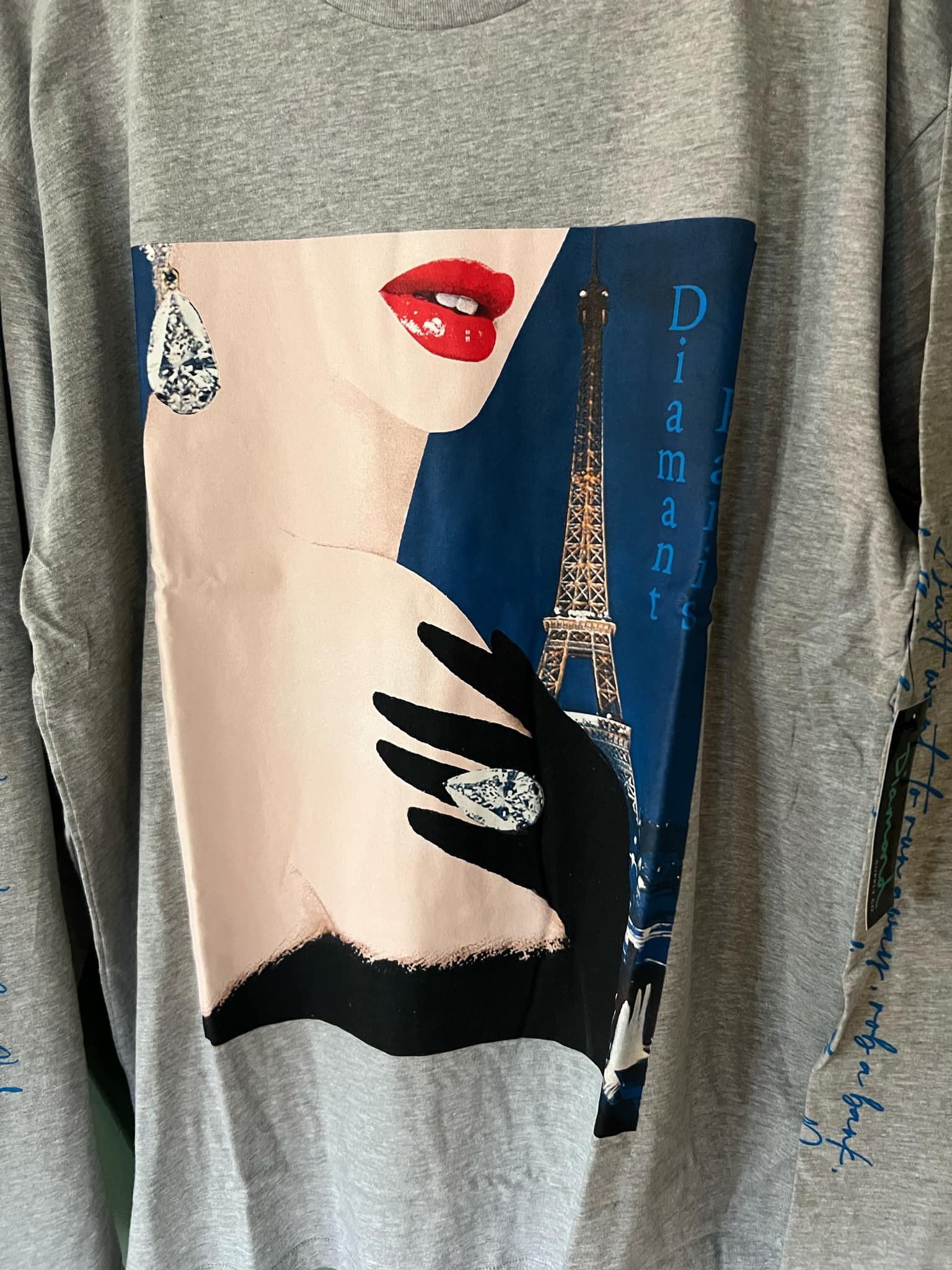 Diamond Supply Co. Diamond Supply Co Paris Diamont Long Sleeve Size US XL / EU 56 / 4 - 2 Thumbnail