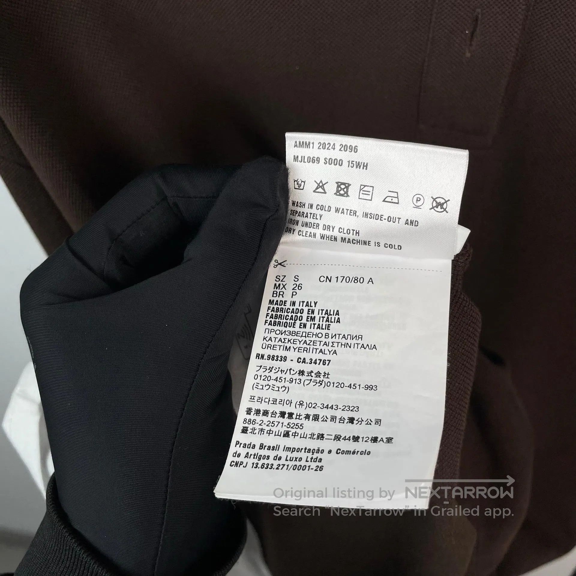 Miu Miu Miu Miu Caramel Embroidered Small Letter Logo Polo Neck Lo Size US S / EU 44-46 / 1 - 5 Thumbnail