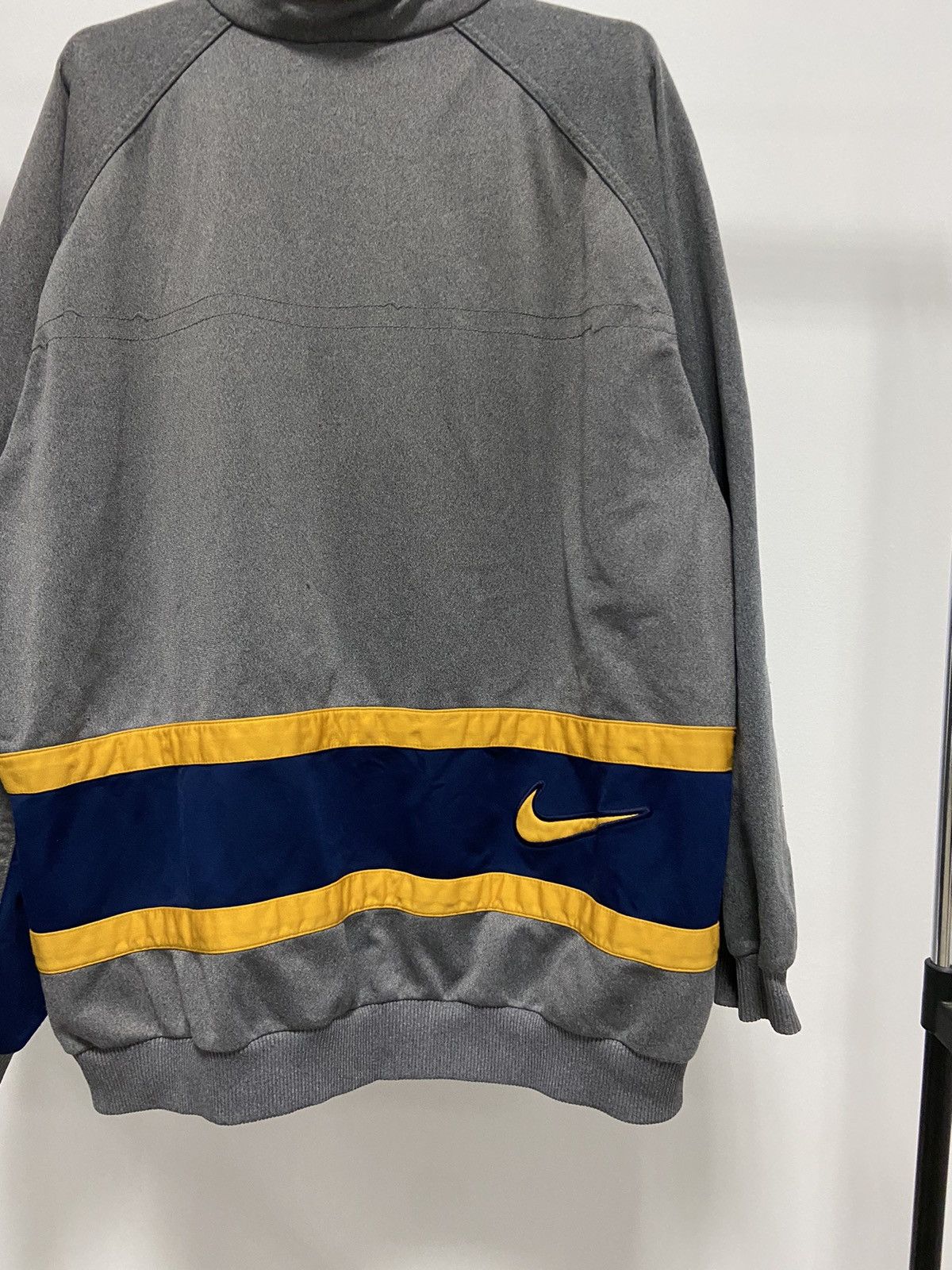 Nike × Vintage Nike Vintage Sweatshirt Windbreaker Big Swoosh Logo 90s Size US XL / EU 56 / 4 - 5 Thumbnail