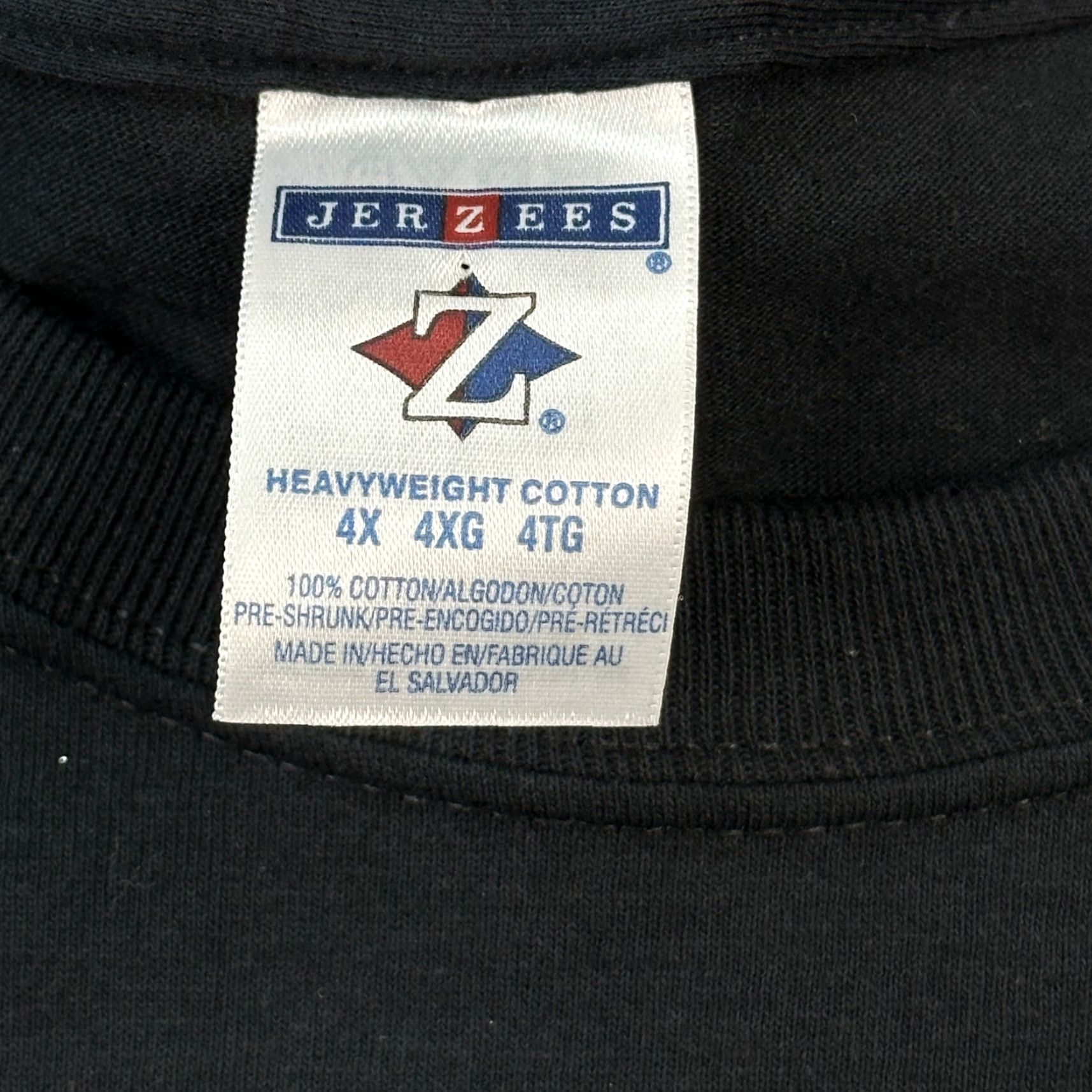 Jerzees VINTAGE Popeye The Sailor Shirt Jerzees Graphic Tee Mens 4XL Black Deadstock Y2K Cartoon 90s Mens Shirt Black 4XL Size US XXL / EU 58 / 5 - 7 Thumbnail