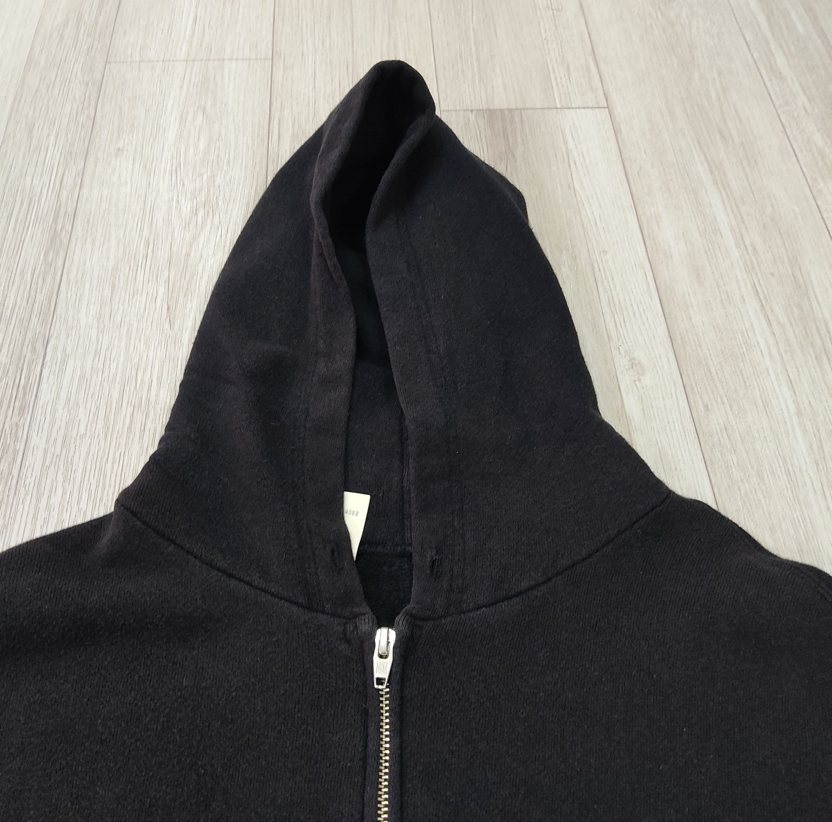 N.Hoolywood N. HOOLYWOOD Plain Black Zipper Hoodie Sweatshirt Size US S / EU 44-46 / 1 - 4 Thumbnail