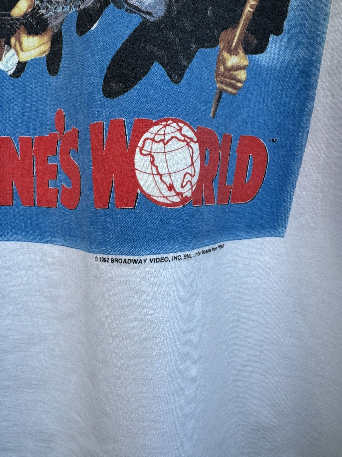 Vintage Vintage 1992 Waynes World T-Shirt Size US L / EU 52-54 / 3 - 6 Thumbnail