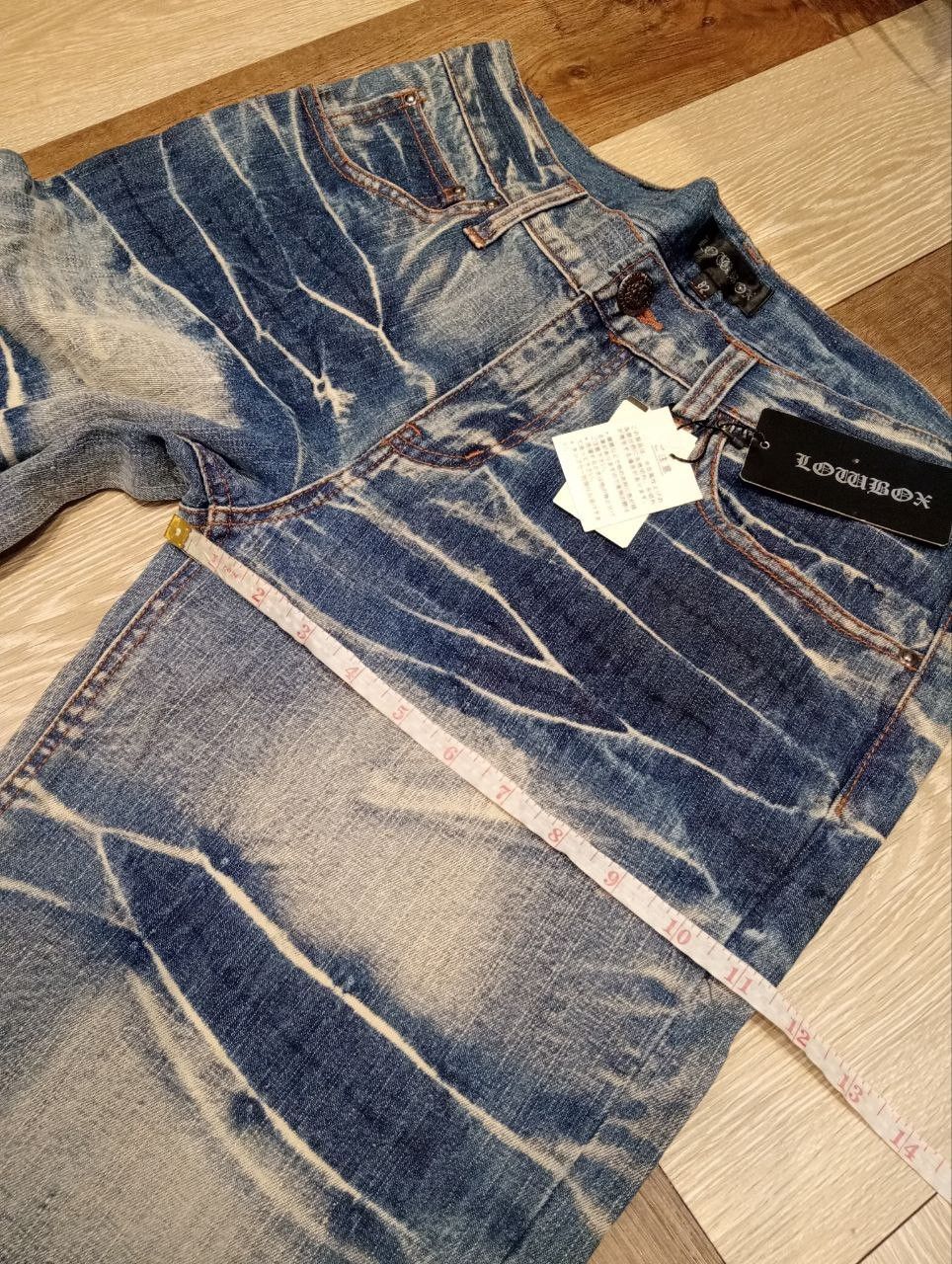 LOWBOX LOWBOX JAPAN BLUE DENIM SHORTPANTS Size US 33 - 15 Thumbnail