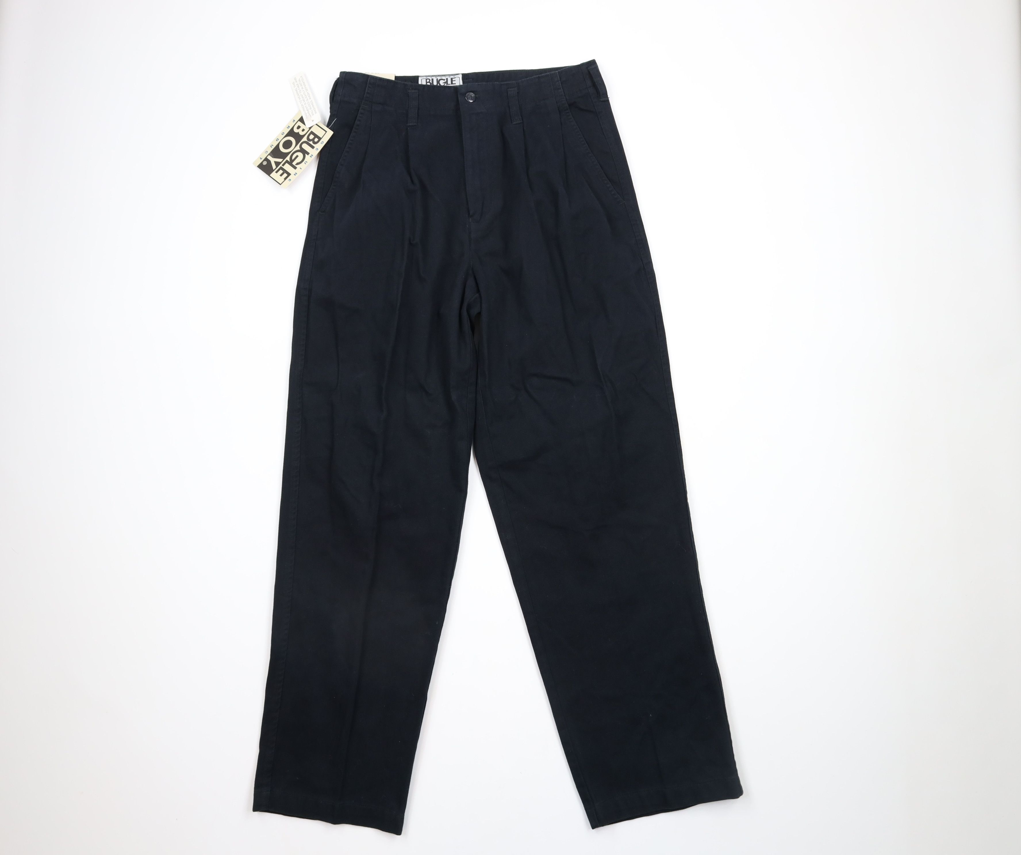 Bugle Boy × Vintage Deadstock Vintage 90s Bugle Boy High Waist Tapered Leg Pants Size US 30 / EU 46 - 1 Thumbnail