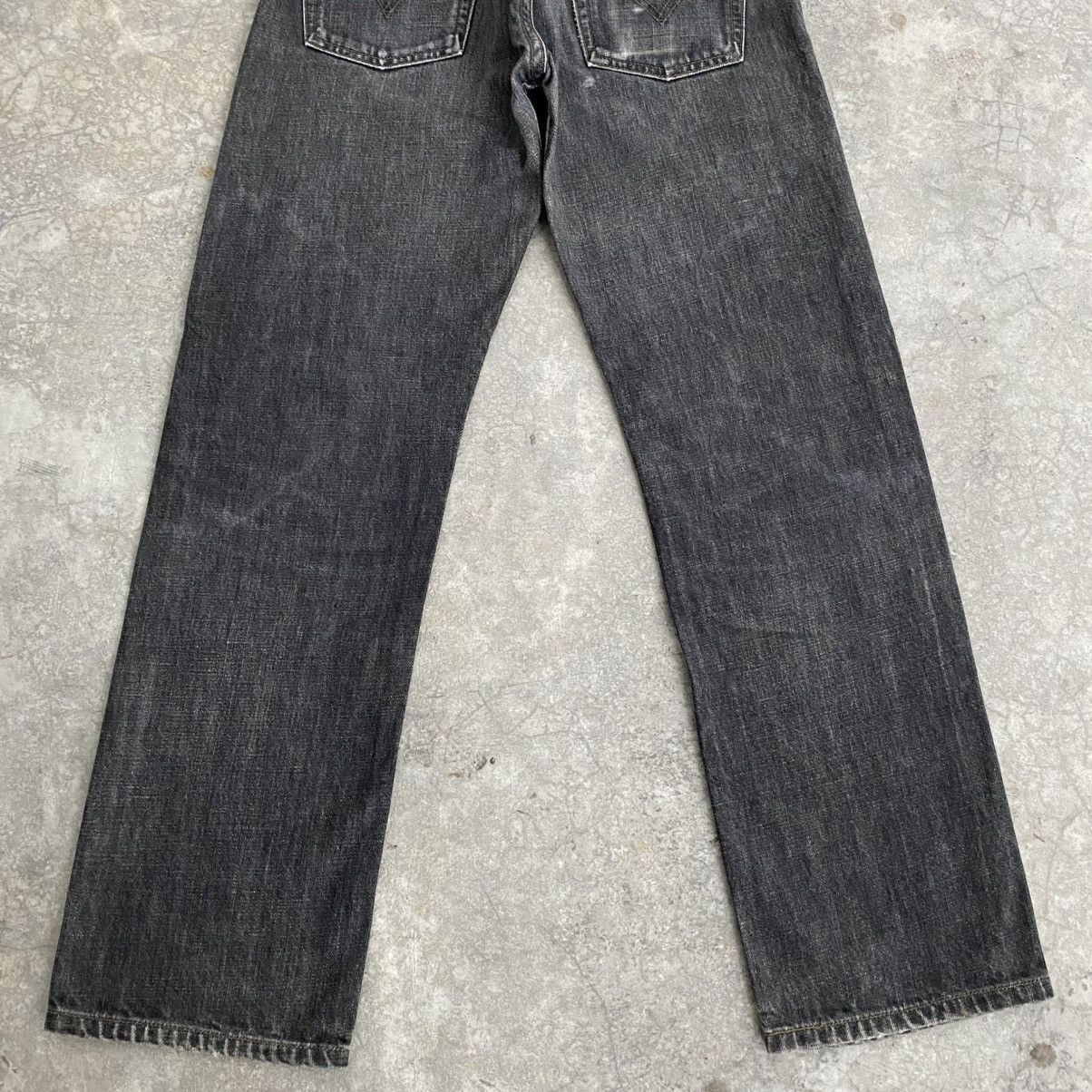 Levi's Size 31x29.5 Vintage Levis 505 Faded Black Denim Jeans Size US 31 - 12 Thumbnail