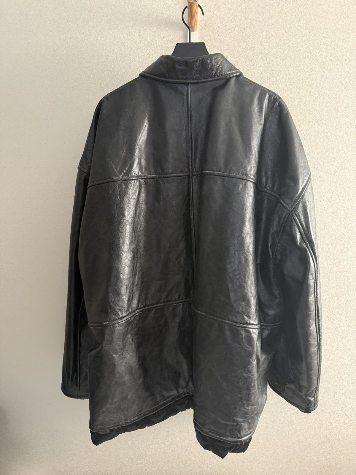 Balenciaga Balenciaga Oversized Padded Leather Jacket Size US M / EU 48-50 / 2 - 10 Thumbnail