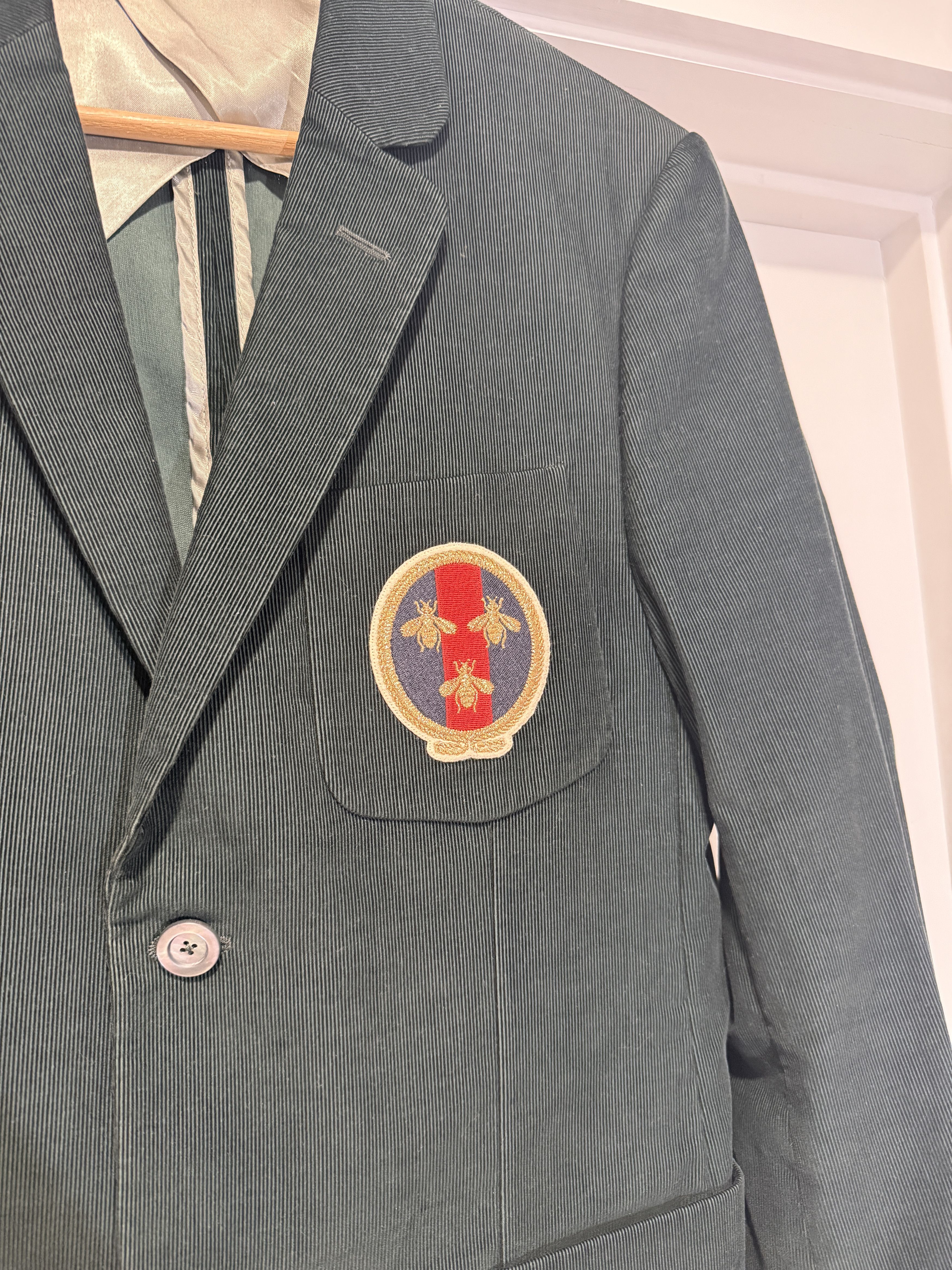 Gucci SS17 Bee Schoolboy Blazer Size 46R - 5 Thumbnail