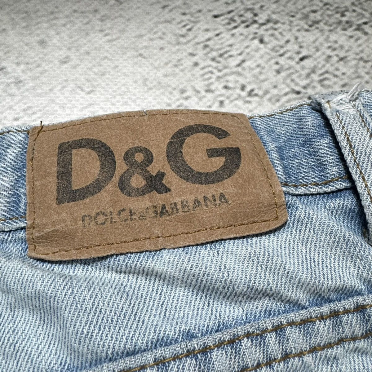 Dolce & Gabbana vintage dolce gabbana baggy distressed jeans streetwear y2k Size 29" - 13 Thumbnail