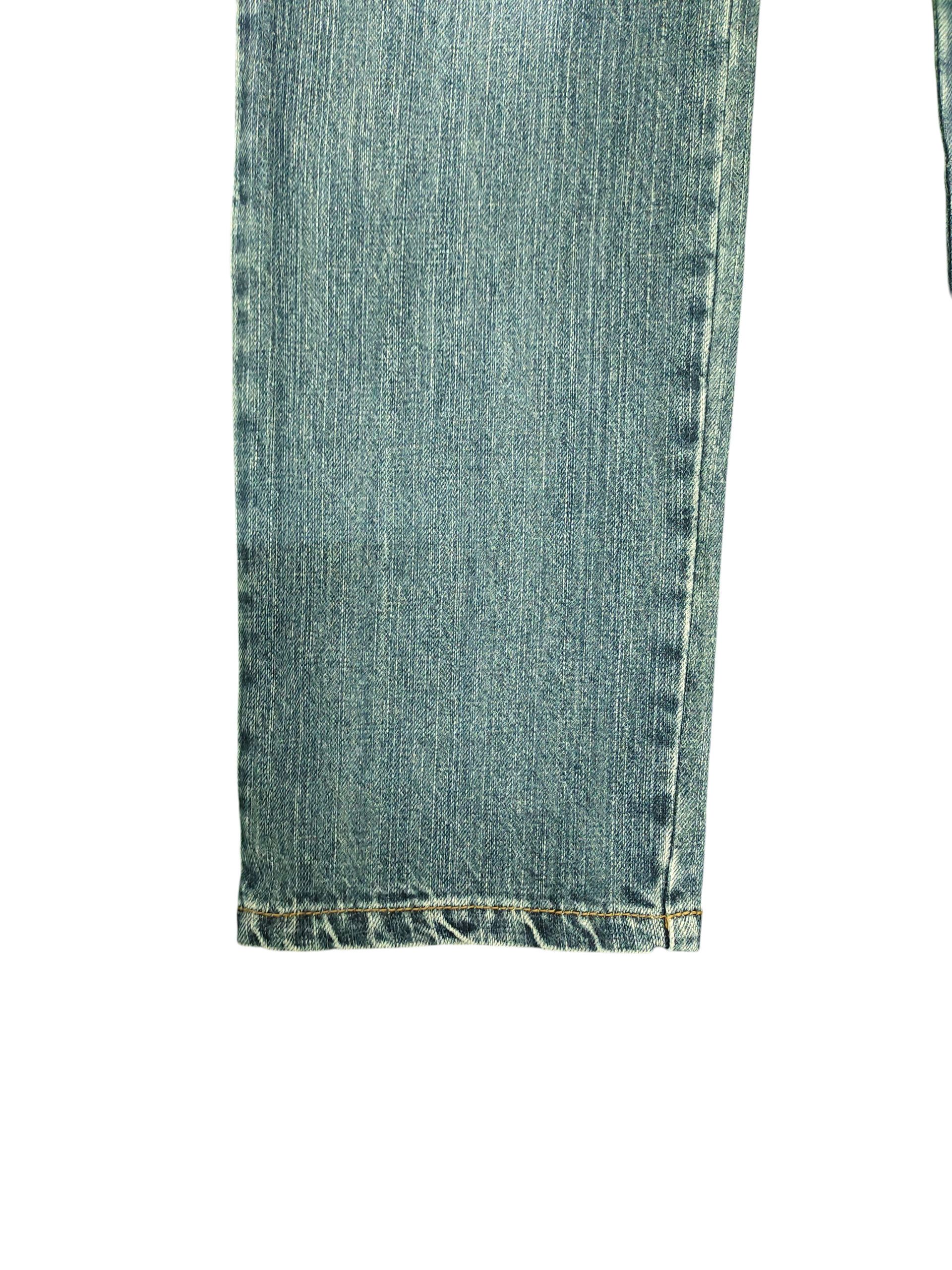 Number (N)ine × Undercover Japanese Brand Double Waist Clawmark Distress Denim Jeans Size US 31 - 6 Thumbnail
