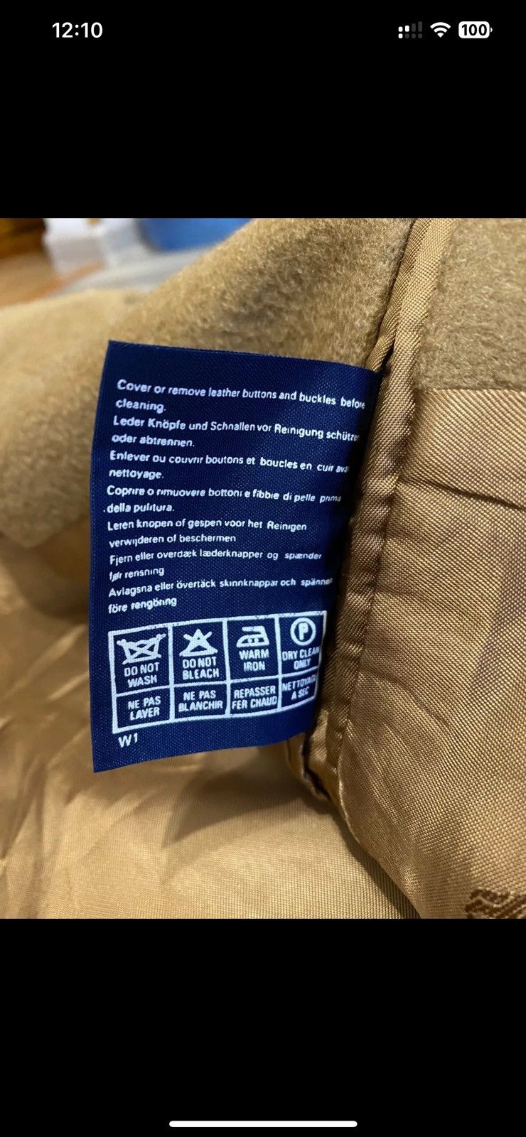 Burberry Burberrys Vintage Wool Coat Camel Size L Size US L / EU 52-54 / 3 - 11 Thumbnail
