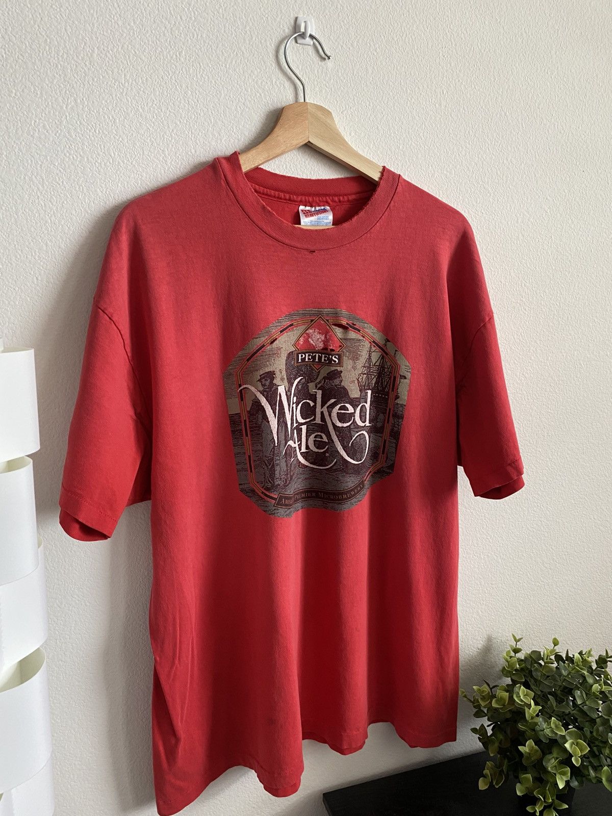 Vintage Vintage Wicked Ale Beer Tee Size US XL / EU 56 / 4 - 2 Thumbnail