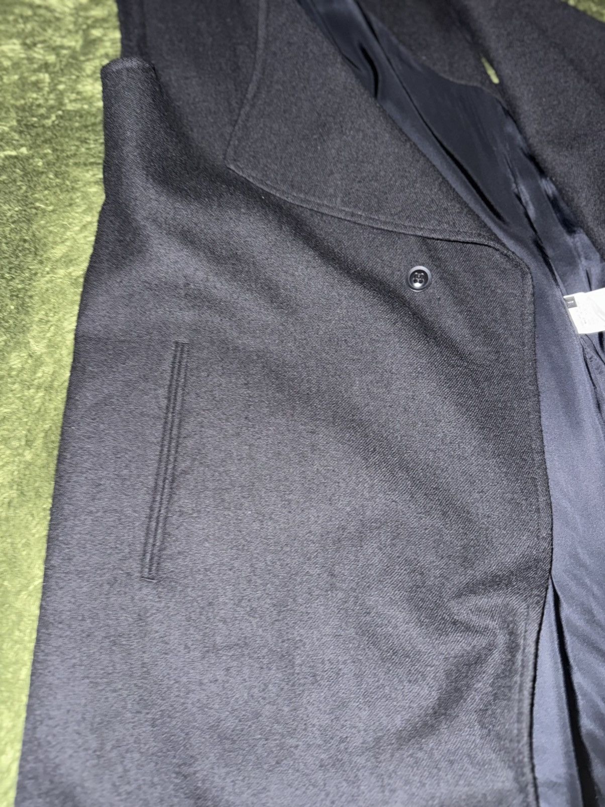 Y's [1] Y’s Yohji Yamamoto One-Button Wool Long Vest Black Size M / US 6-8 / IT 42-44 - 8 Thumbnail