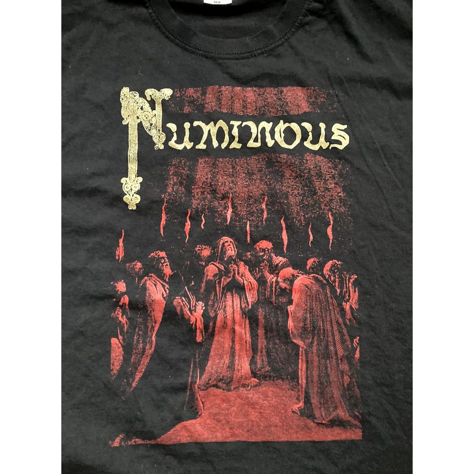 Fruit Of The Loom NUMINOUS T Shirt Mens 2XL Black Metal Band Deathcore Devil Worship Tour horror Size US XXL / EU 58 / 5 - 2 Thumbnail