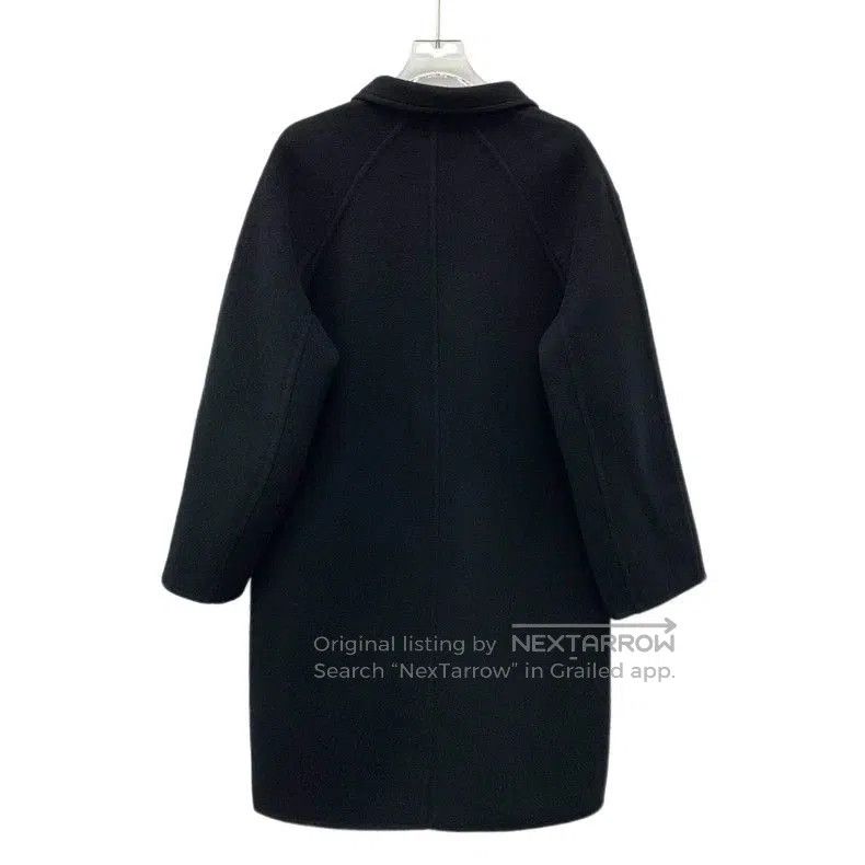 Hermes Hermes Black Cashmere Lapel Coat XS. Size US XS / EU 42 / 0 - 2 Thumbnail