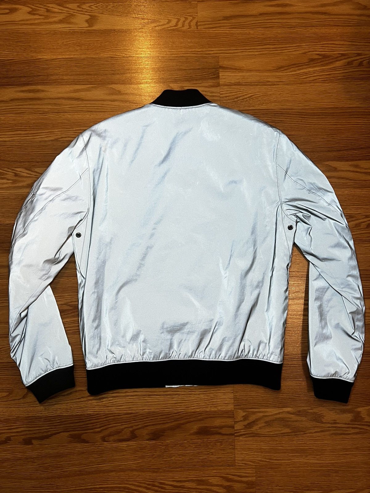 J Brand J Brand Silver Reflective Bomber Jacket Size US S / EU 44-46 / 1 - 3 Thumbnail