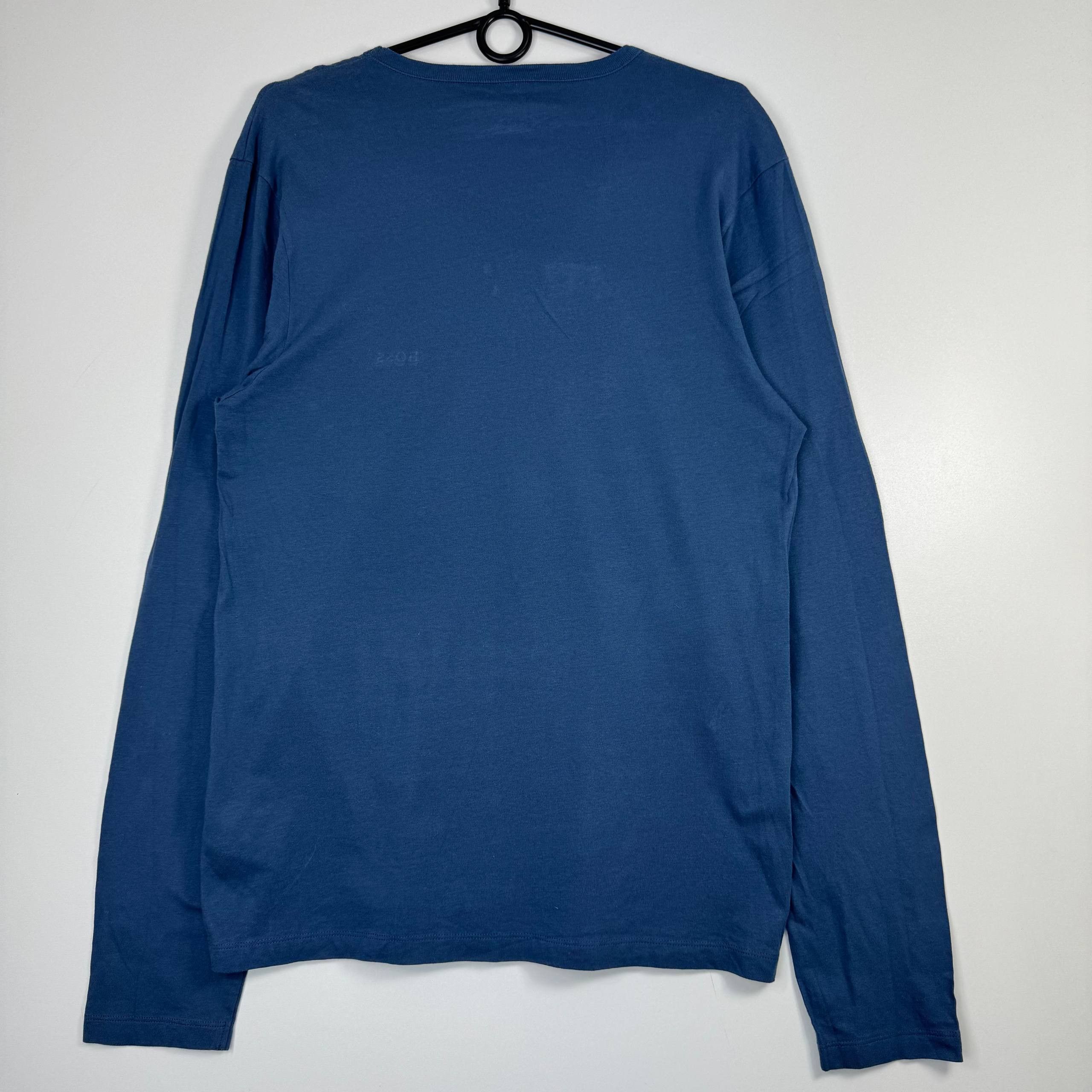 Hugo Boss Boss Long Sleeve T-Shirt Blue Mens Size M Size US M / EU 48-50 / 2 - 7 Thumbnail