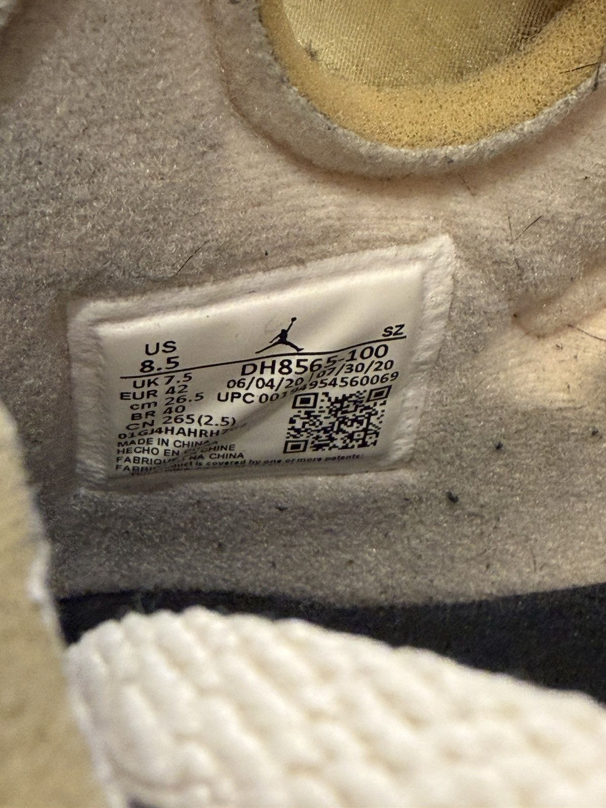 Jordan Brand × Off-White Off-White x Jordan 5 Retro ‘Off-White Sail’ Size US 8.5 / EU 41-42 - 8 Thumbnail