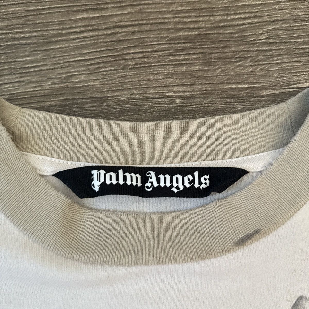 Palm Angels Palm Neon T-Shirt Off White/Beige Medium - Main Image