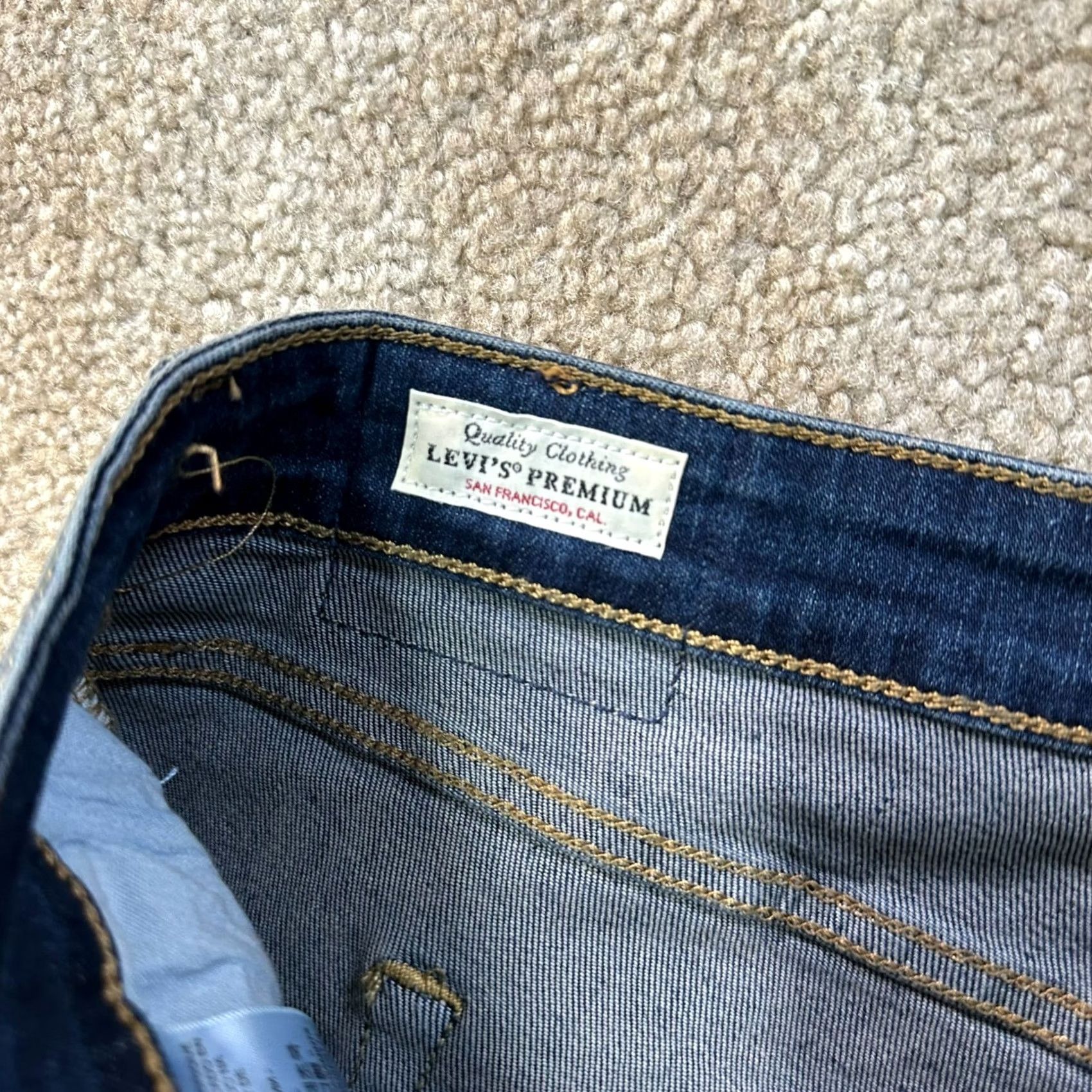 Levi's Levi's 726 High Rise Flare Jeans Premium Women 34x34 Blue Denim Vintage: No Size 24" / US 00 / IT 34 - 4 Thumbnail