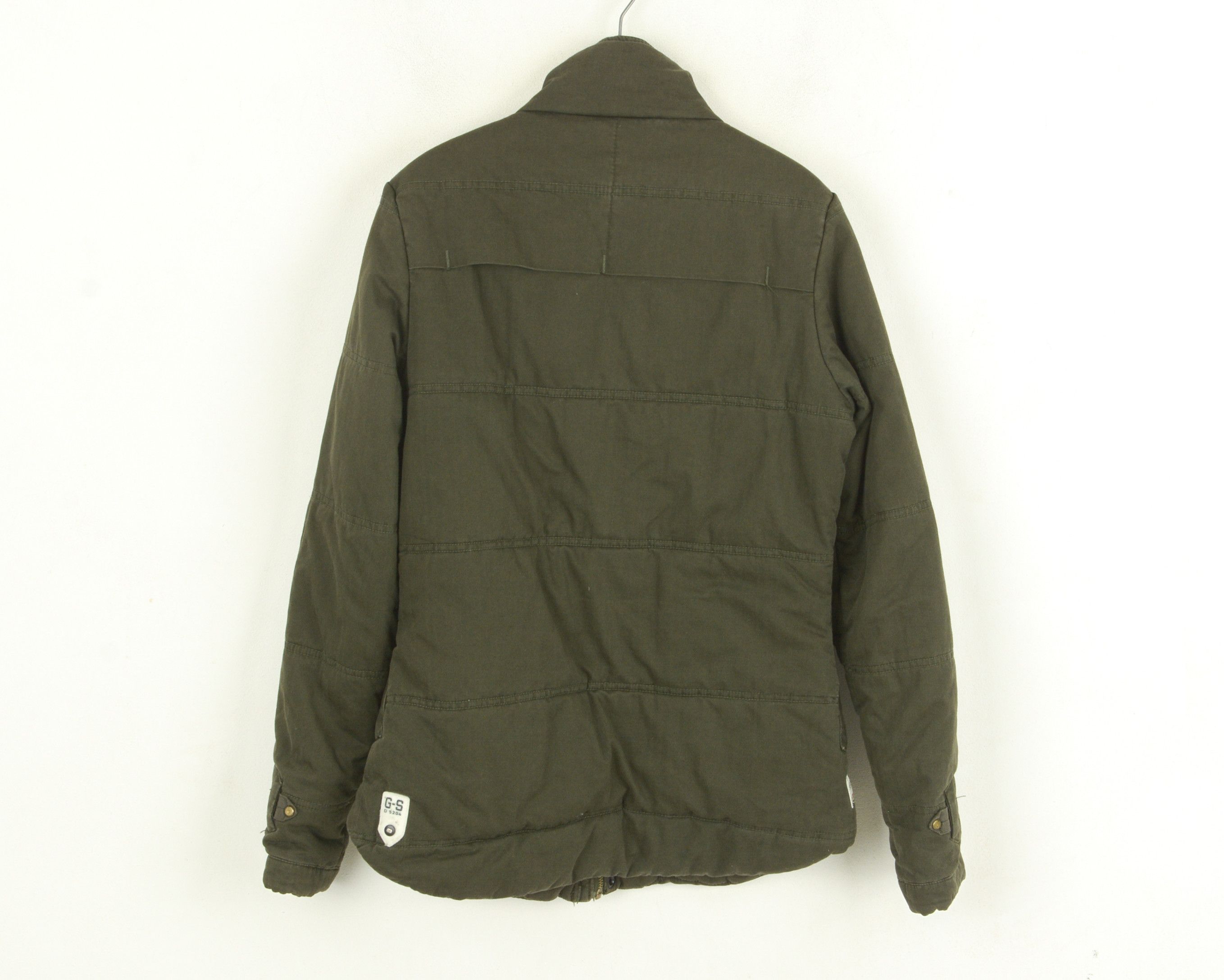 G-Star Storm Women Cotton S Jacket Denim Coat Khaki Trenchcoat Size S / US 4 / IT 40 - 4 Thumbnail