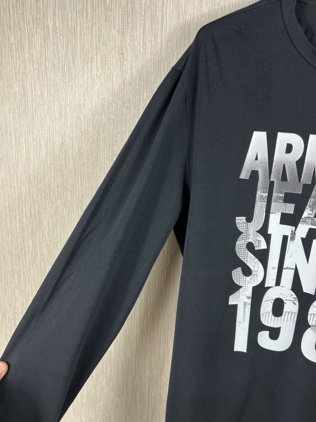 Giorgio Armani Giorgio Armani jeans y2k archive vintage long sleeve tee Size US M / EU 48-50 / 2 - 11 Thumbnail